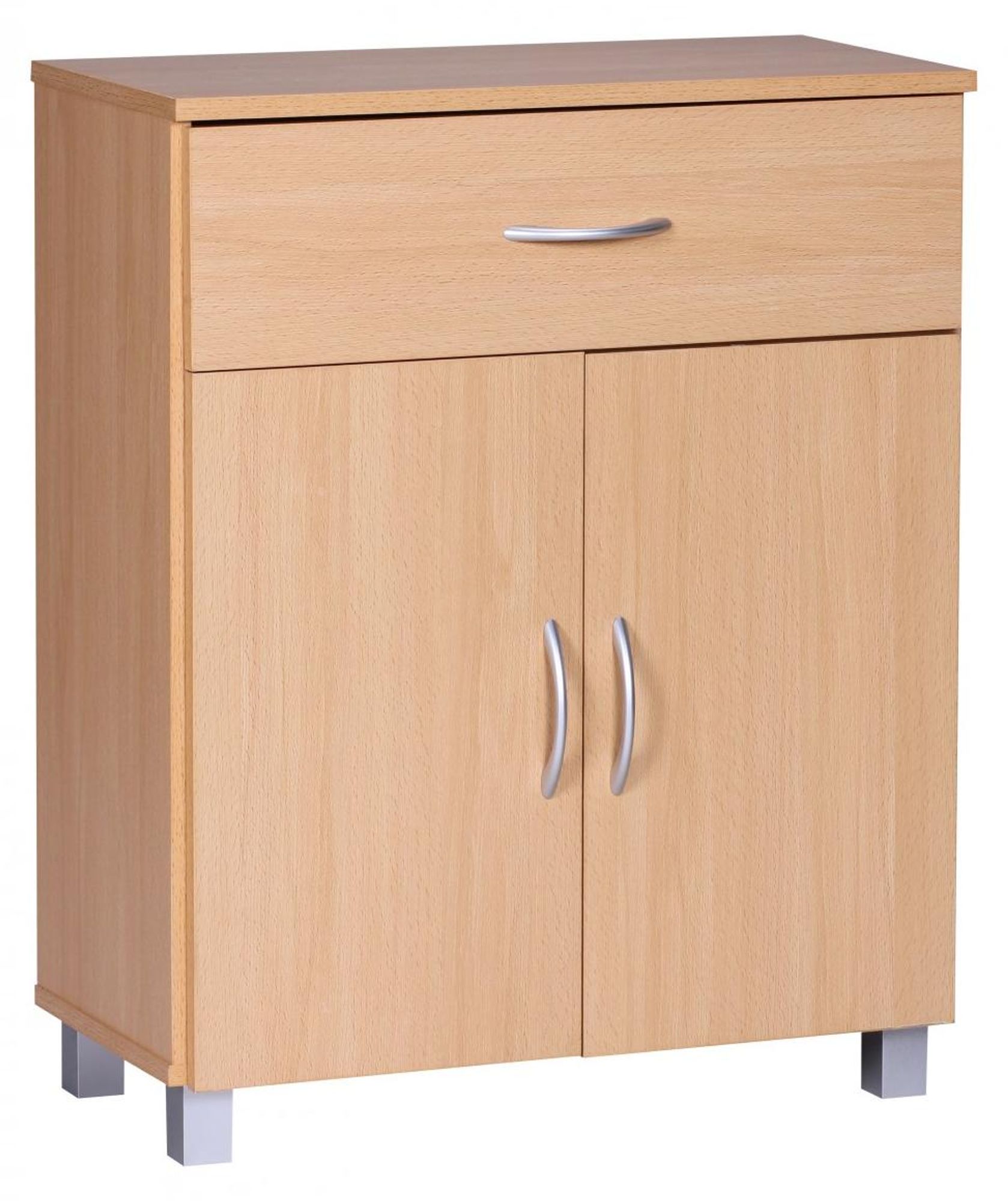 möbelando Kommode – Sideboard mit 2 Türen & 1 Schublade