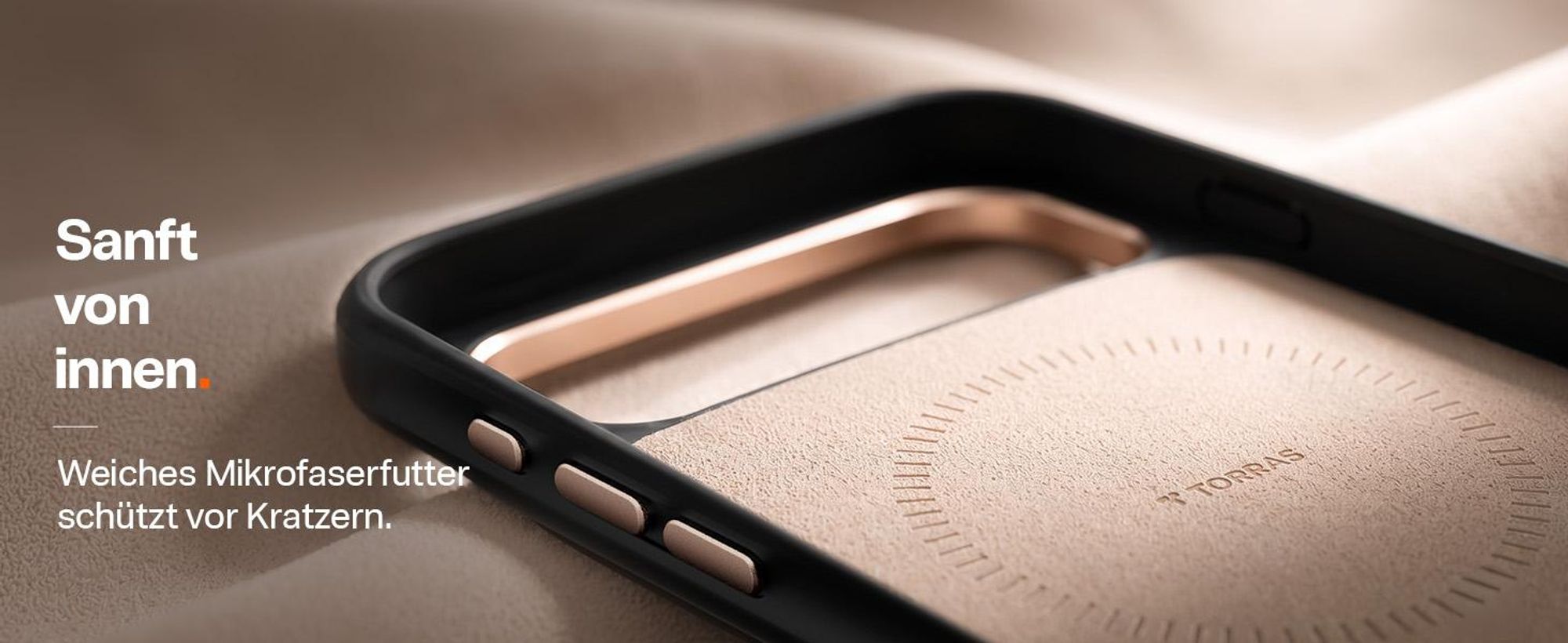 TORRAS Ostand Q3 VegSkin Hülle für iPhone 18 Pro Handyhülle Nachhaltig Silikonleder 360° Unsichtbarer Magnetständer Burgunderrot