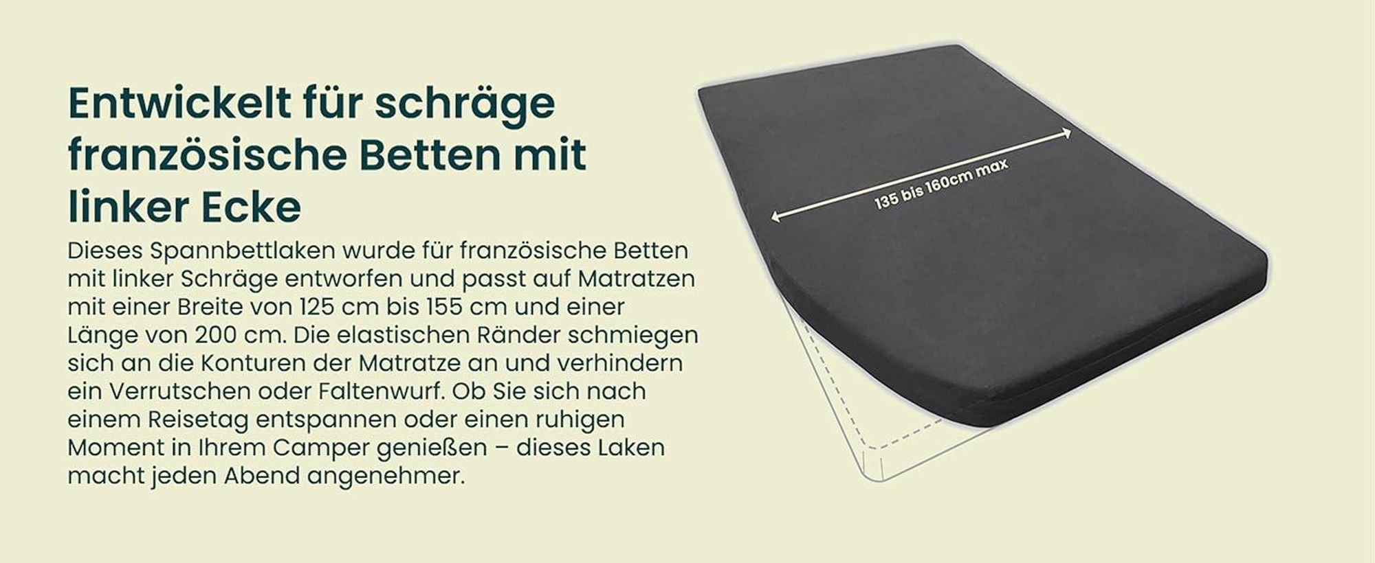 Dieses Bild erklärt den Molton-Matratzenschoner und seine Vorteile.