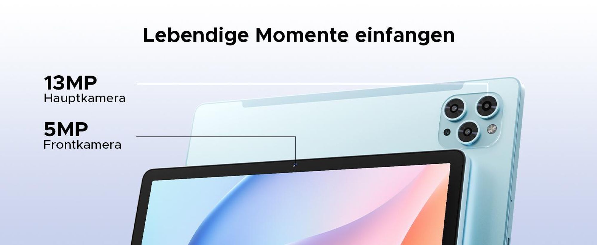 DOOGEE Tab G6 - Tablet ,Android 16, 11 Zoll, 36(6+30)GB+256GB(bis 2TB erweiterbar), 4G LTE, 90Hz,8000mAh,Widevine L1