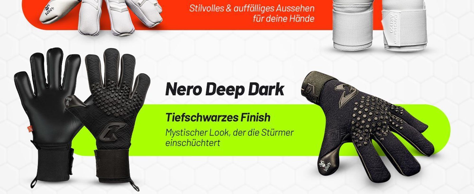 Catch & Keep Artico Sensation 100 Torwarthandschuhe Herren weiß Gr 9,5
