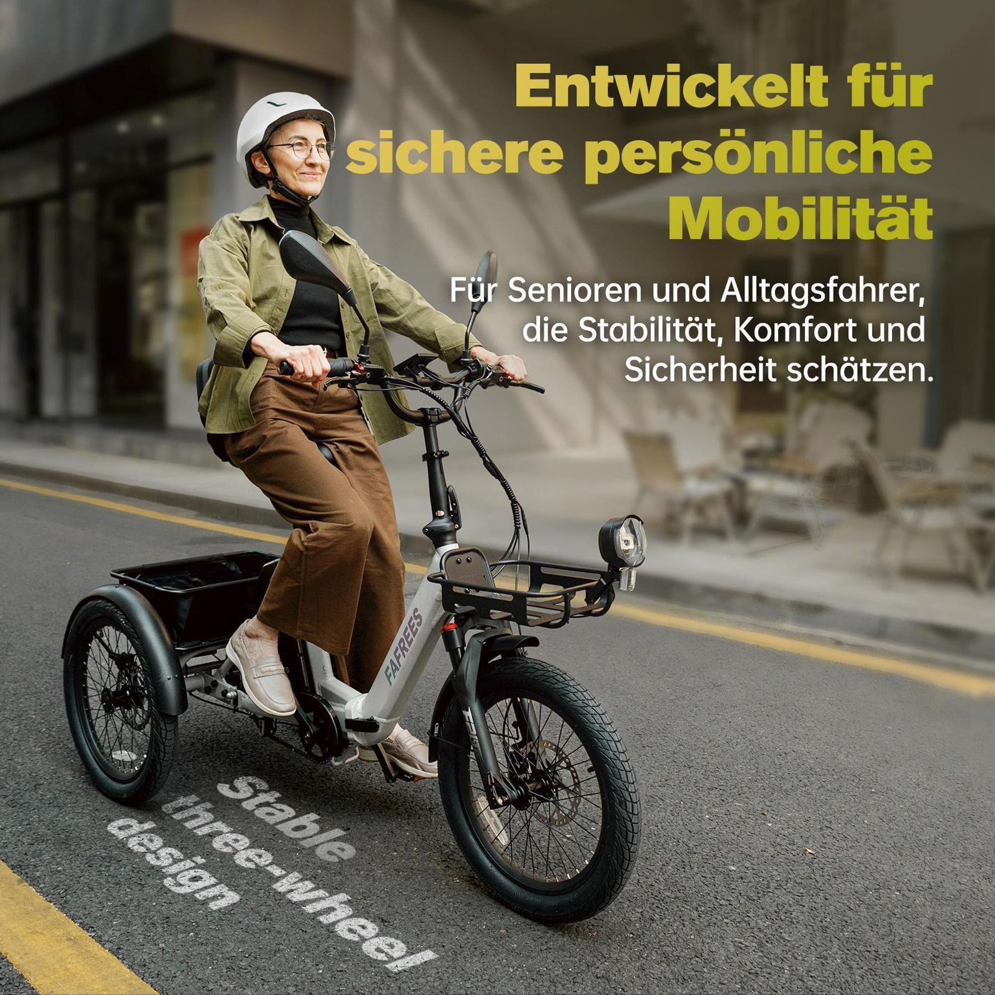 Elektrofahrrad FAFREES F20 Mate II - Motor 250W Akku 48V25AH 20" Reifen Hydraulische Scheibenbremse - Olivgrün