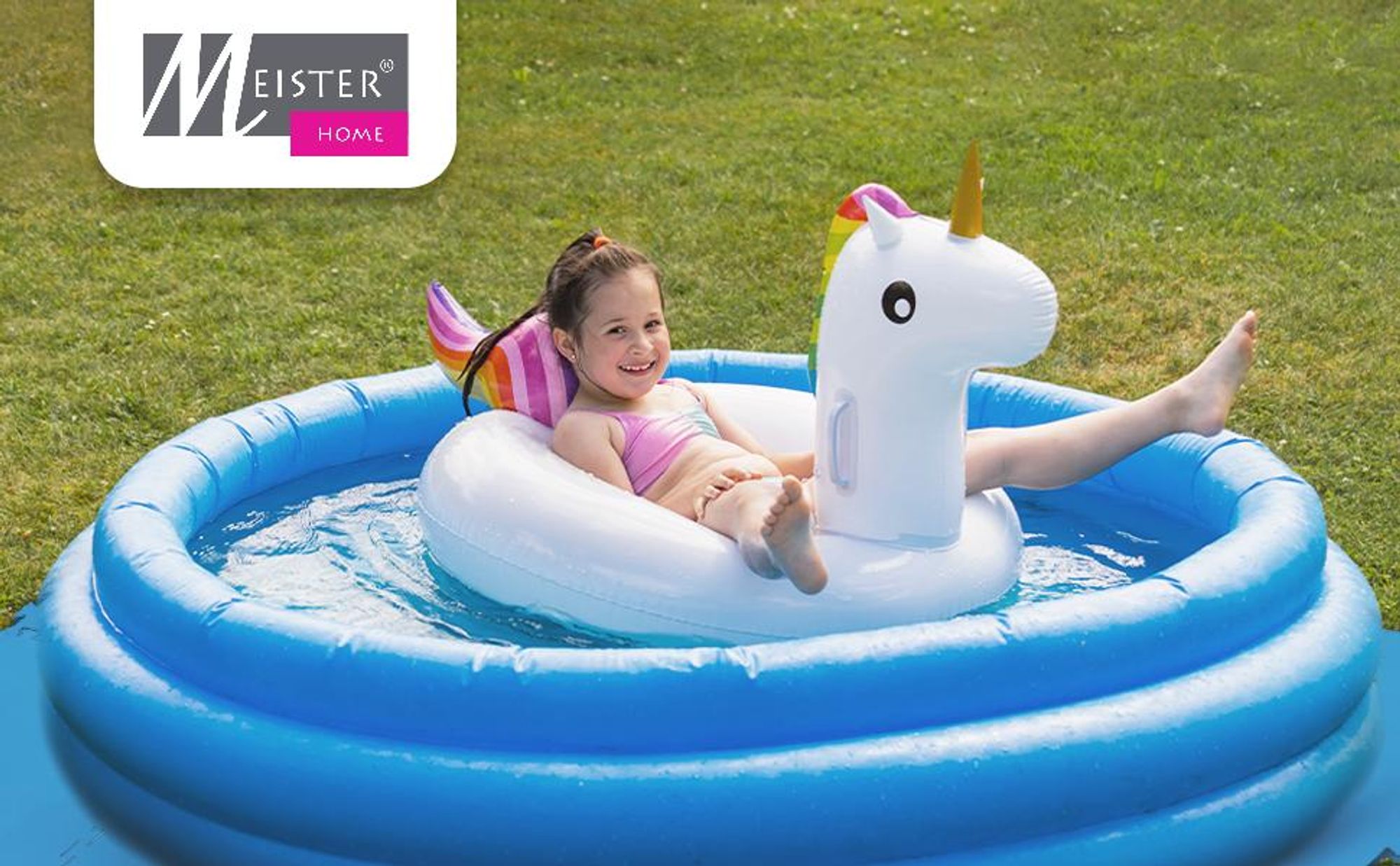 Tappetini per piscina Meisterhome® - Set da 9 pezzi da 50x50 cm (2,25 m²) - Tappetini protettivi per il fondo della piscina e della vaschetta per bambini