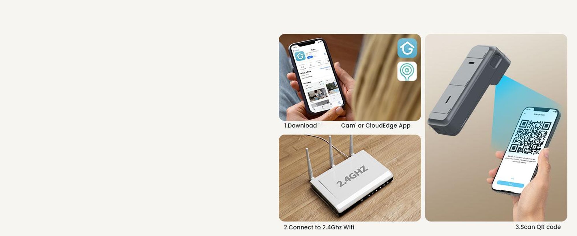 WLAN Video Türklingel mit Kamera 2K HD Kabellose Video Doorbell mit Gong PIR Personenerkennung, Nachtsicht, 2-Wege-Audio