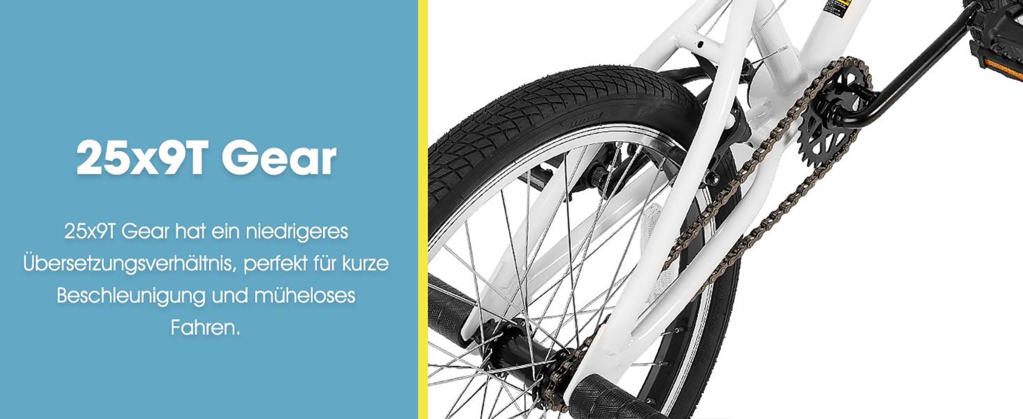 Hiland 20 Zoll Kinder BMX Fahrrad für Jungen Mädchen, 360 Grad Rotor Freestyle, 4 Pegs Single Speed Kinder BMX Fahrrad,Doppel-U-Bremse, Rot