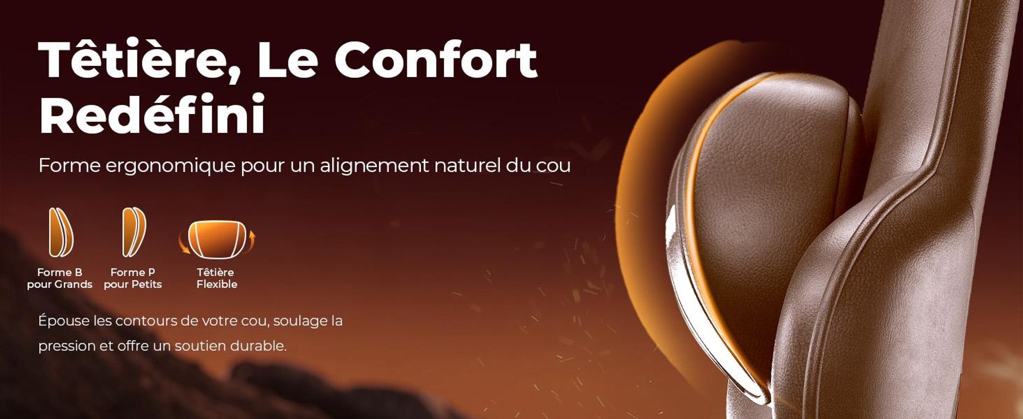 Fauteuil gaming GTPLAYER, fauteuil de bureau, fauteuil PC ergonomique, fauteuil pivotant réglable en hauteur, accoudoirs avec mécanisme synchrone, coussin lombaire, appui-tête