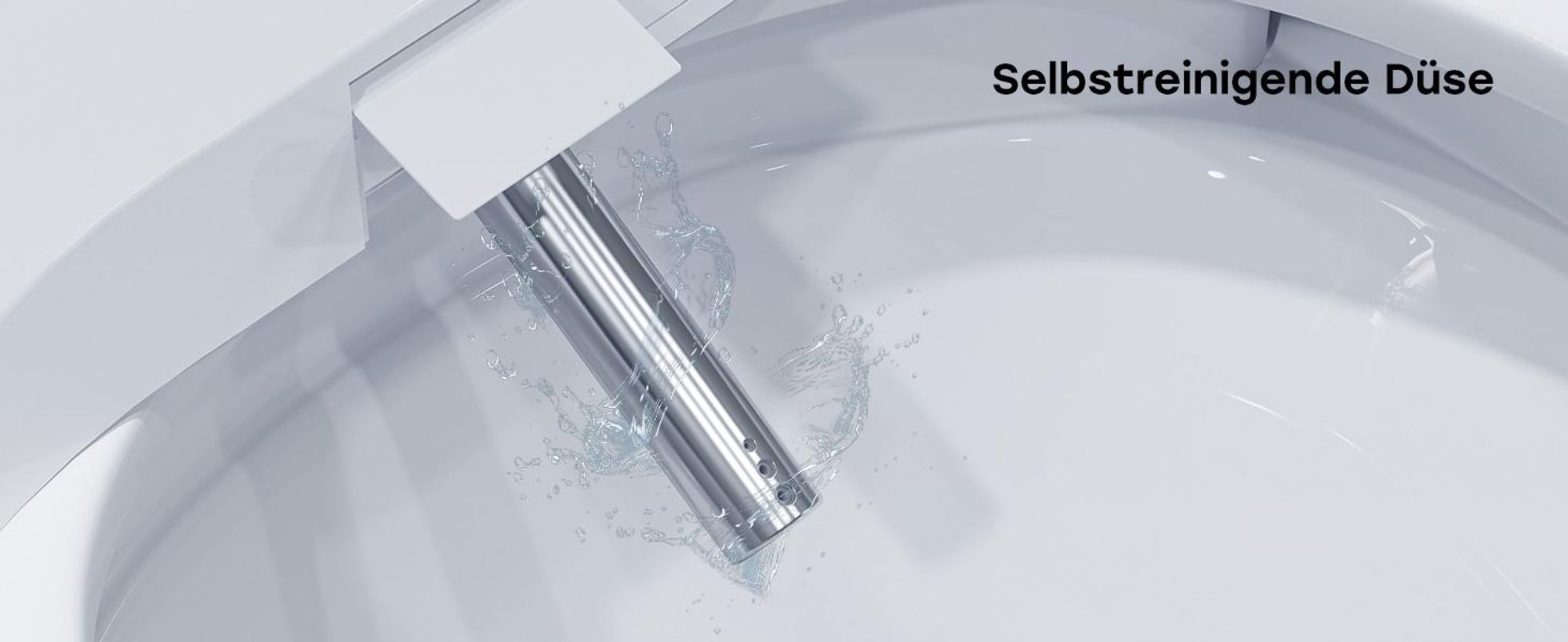 HOROW Smart Bidet Sitz Elektrischer Toilettensitz Intelligenter Dusch WC Bidet Aufsatz beheizter Toilettensitz Nachtlicht Desodorierung Trockner Durch