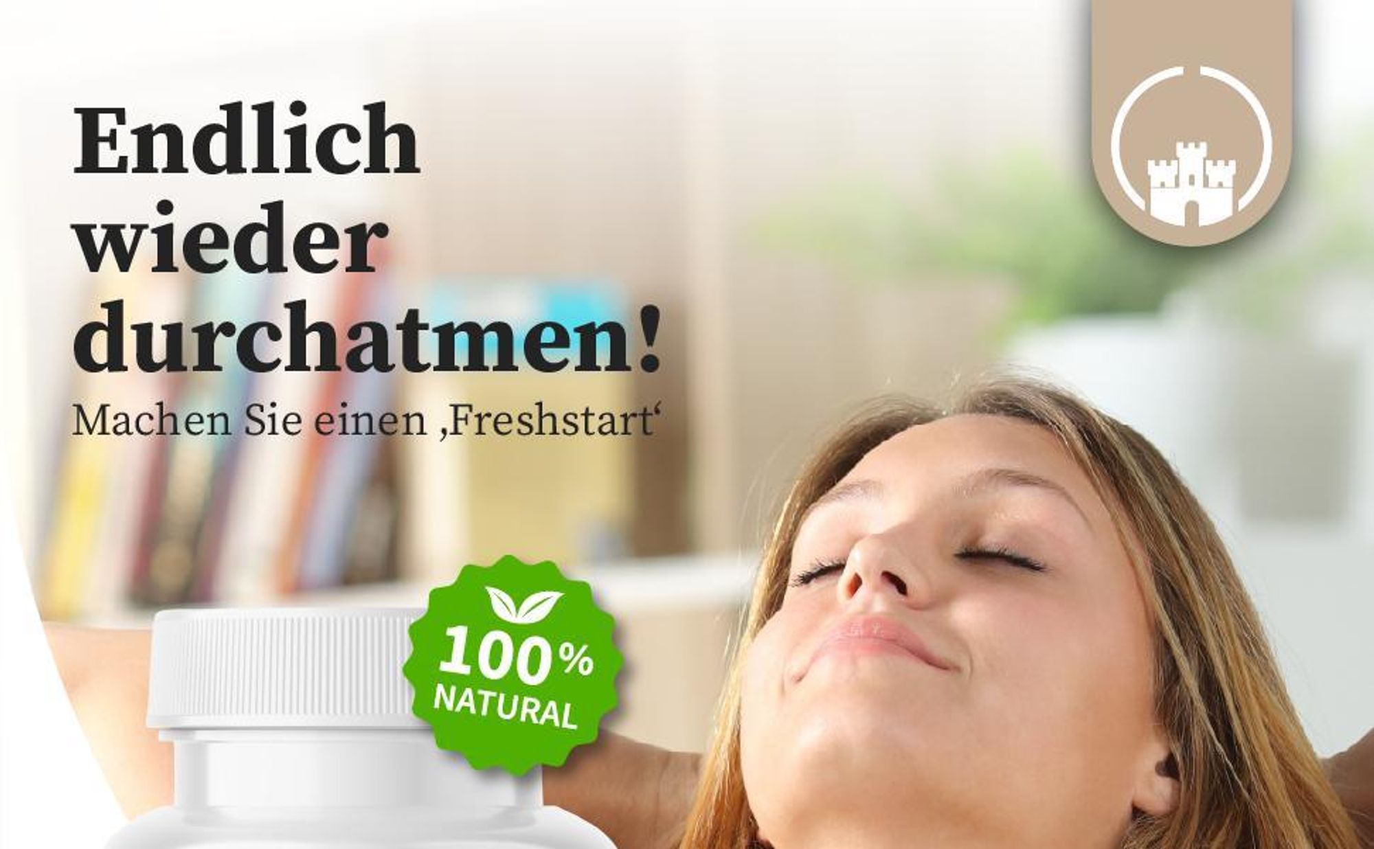Saint Nutrition® FreshStart - Unterstützung der Rauchentwöhnung – Rauchfrei Hilfsmittel – Nichtraucher werden - Rauchen aufhören - mit Grüntee-Extrakt