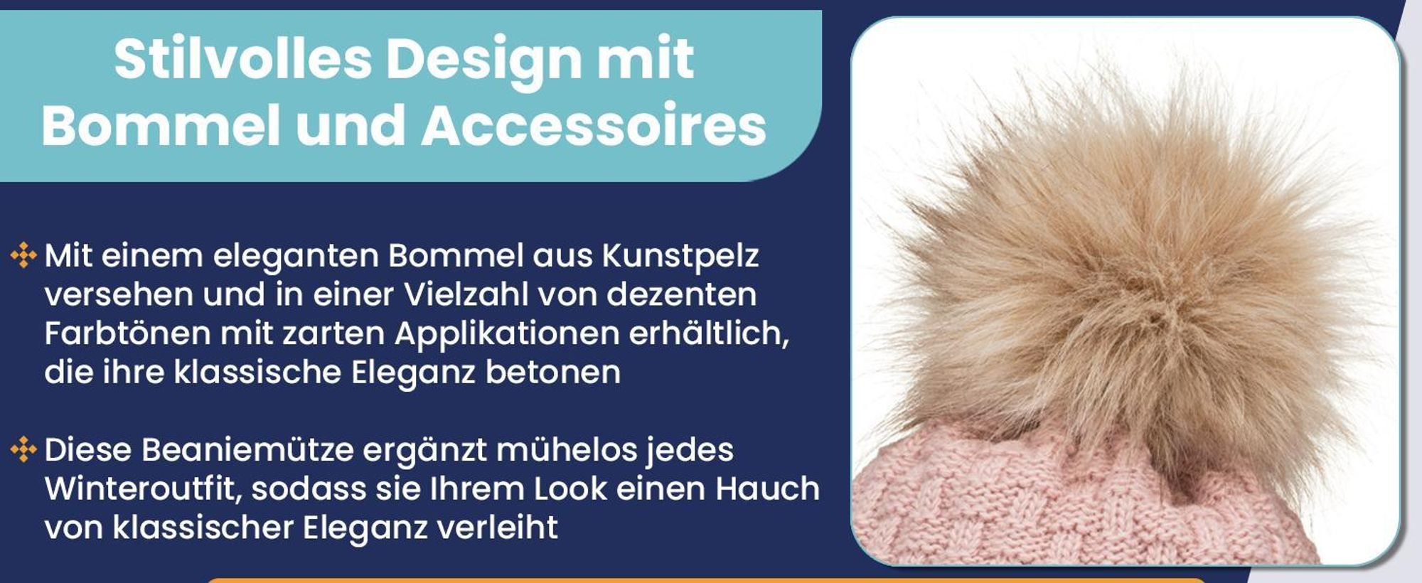 Vivisence damen bommelmütze und schal set warm kopfbedeckung und halsbedeckung an winter und herbst warm dick, wintermütze mit bommel, winterset für frauen, hergestellt in eu, rosa, einheitsgröße