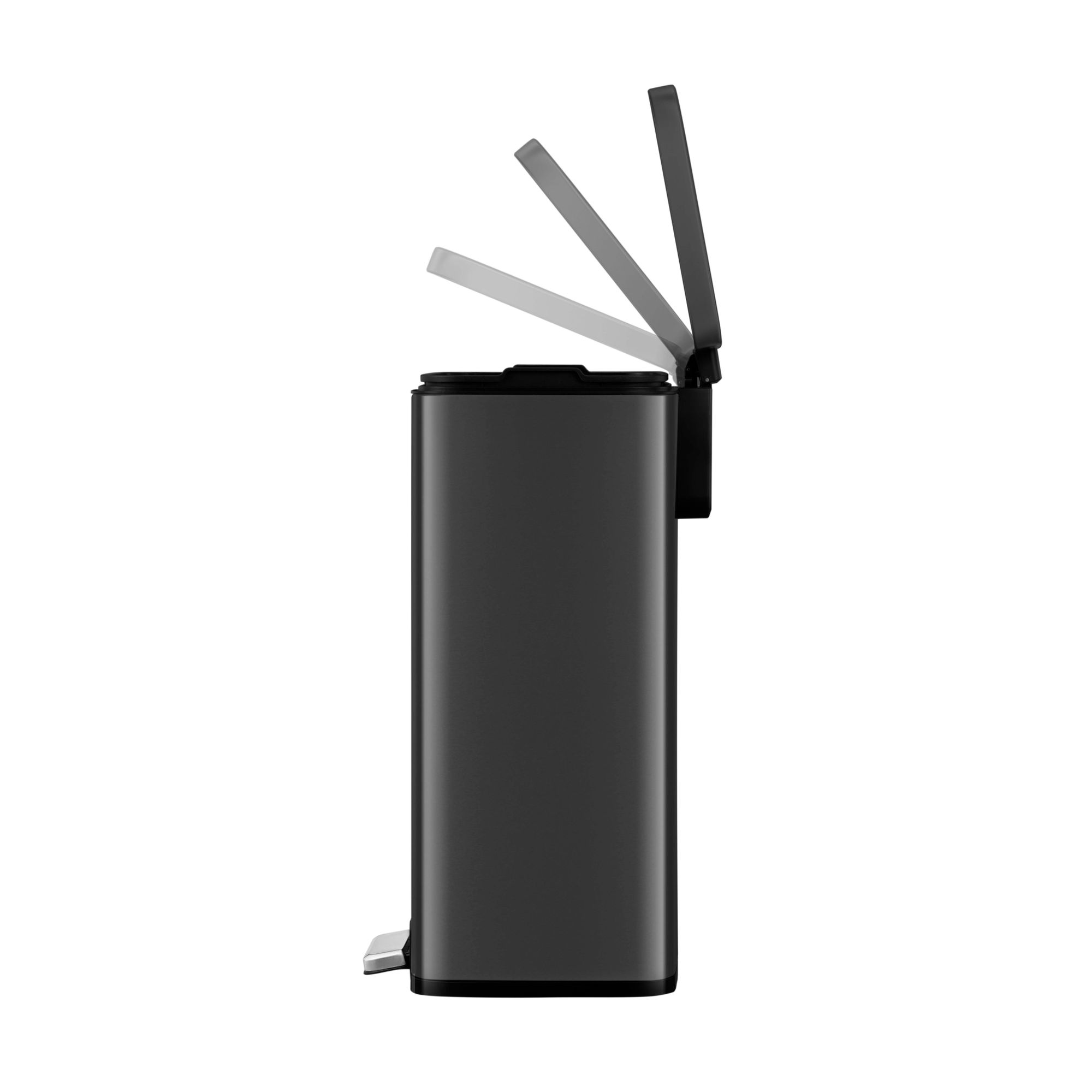 EKO - Madison Treteimer 50 Liter - Stainless Steel Plastic - Schwarz