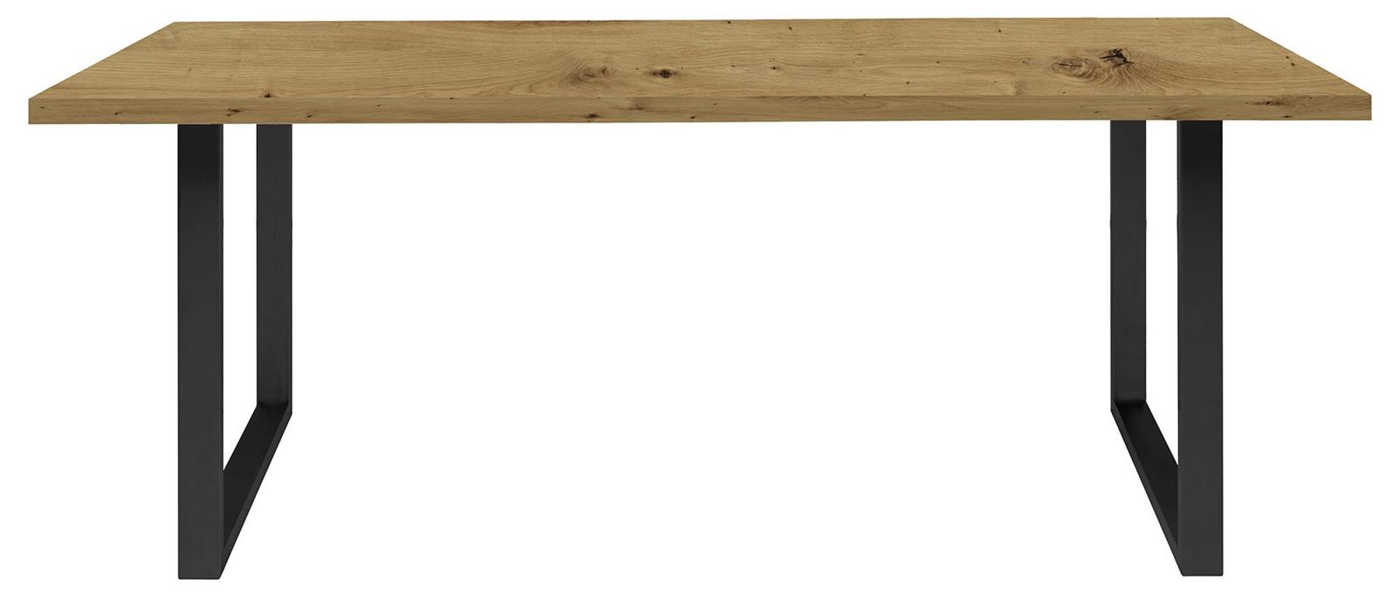 Esszimmertisch "Talbert XV" – moderner Esstisch mit Artisan-Eiche-Nachbildung und Metallgestell