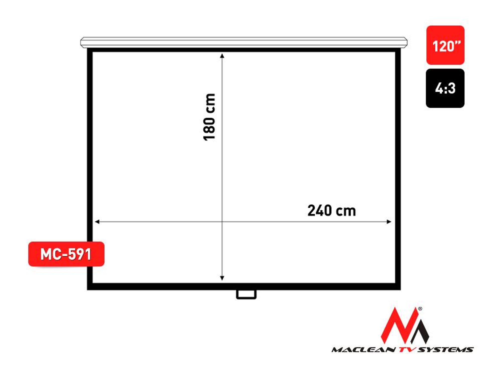 Heimkino Rolloleinwand 240x180cm 4:3 Rollo Beamer Leinwand LCD DLP LED 3D FullHD