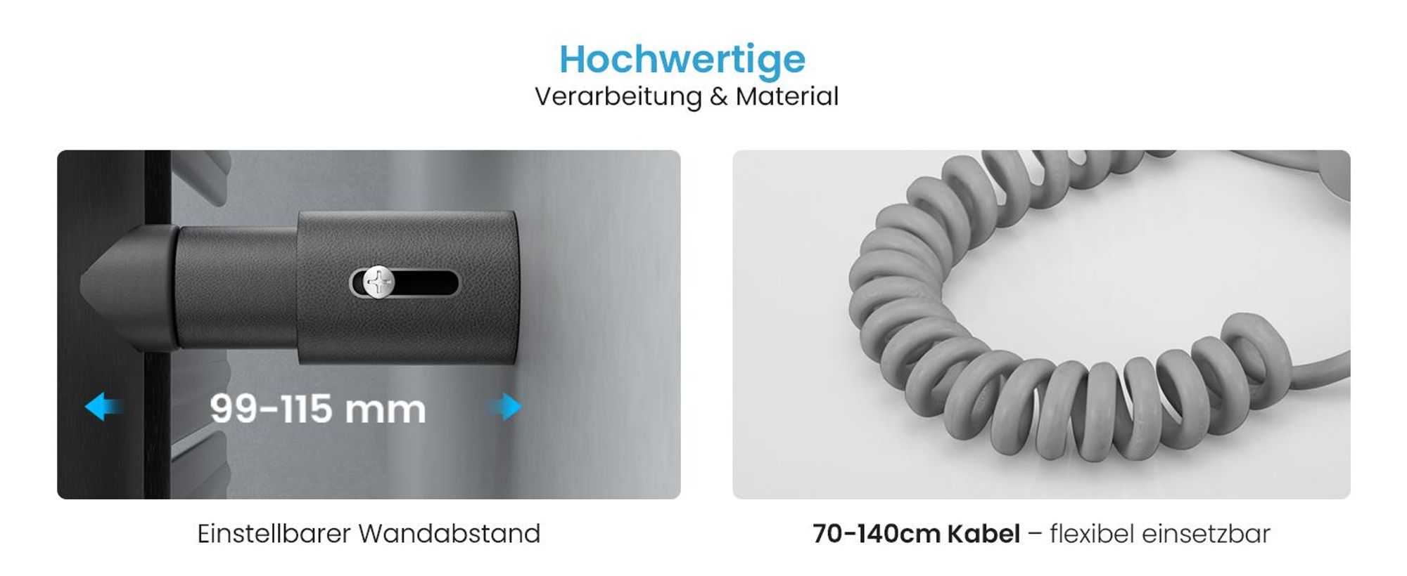 Heilmetz Badheizkörper 140x50cm 800W Anthrazit Elektrischer Heizkörper Handtuchheizkörper WLAN Thermostat & Timer Handtuchtrockner