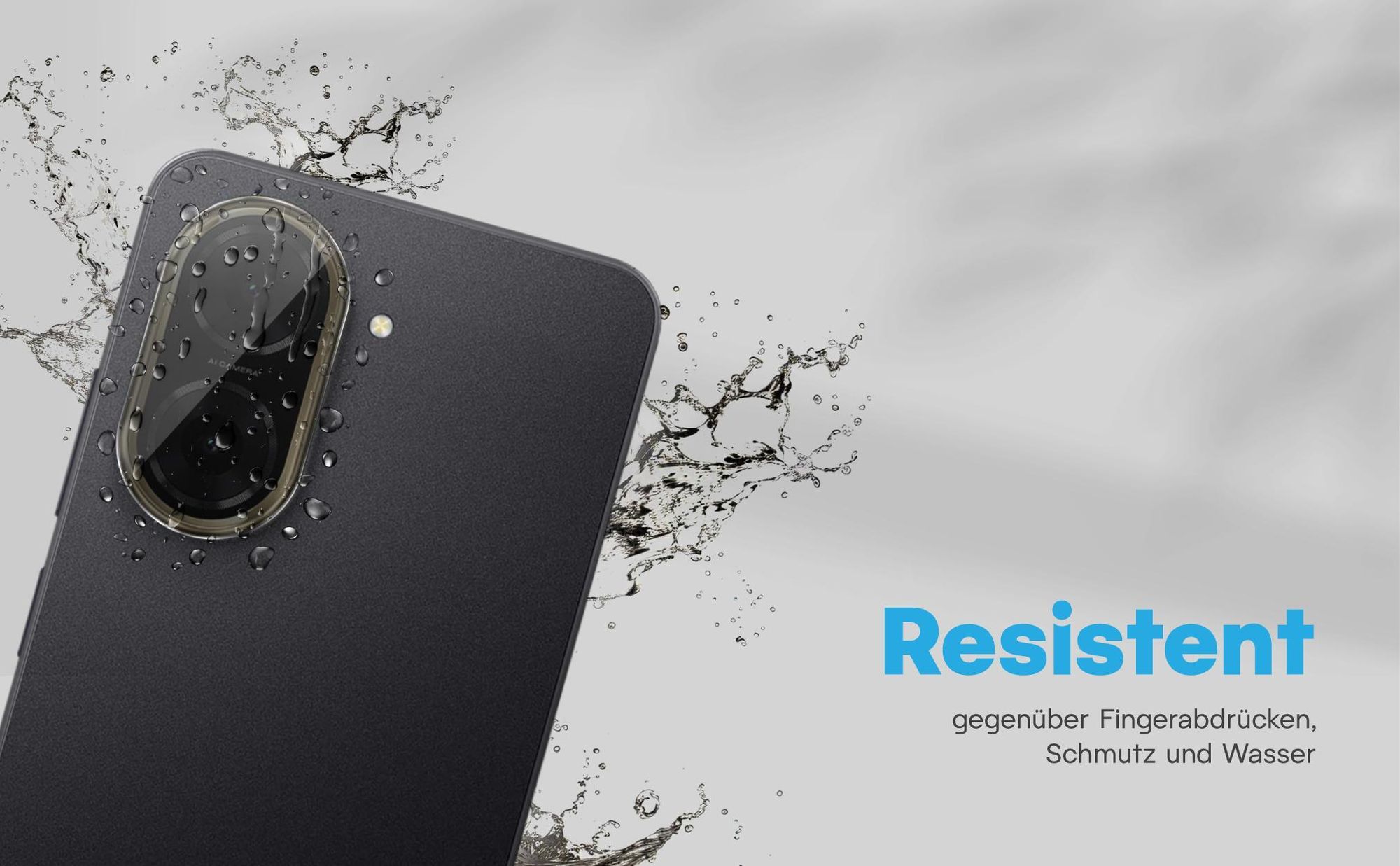 Zweierpack Kameragläser für Xiaomi Redmi A5 - Resistent gegen Fingerabdrücke