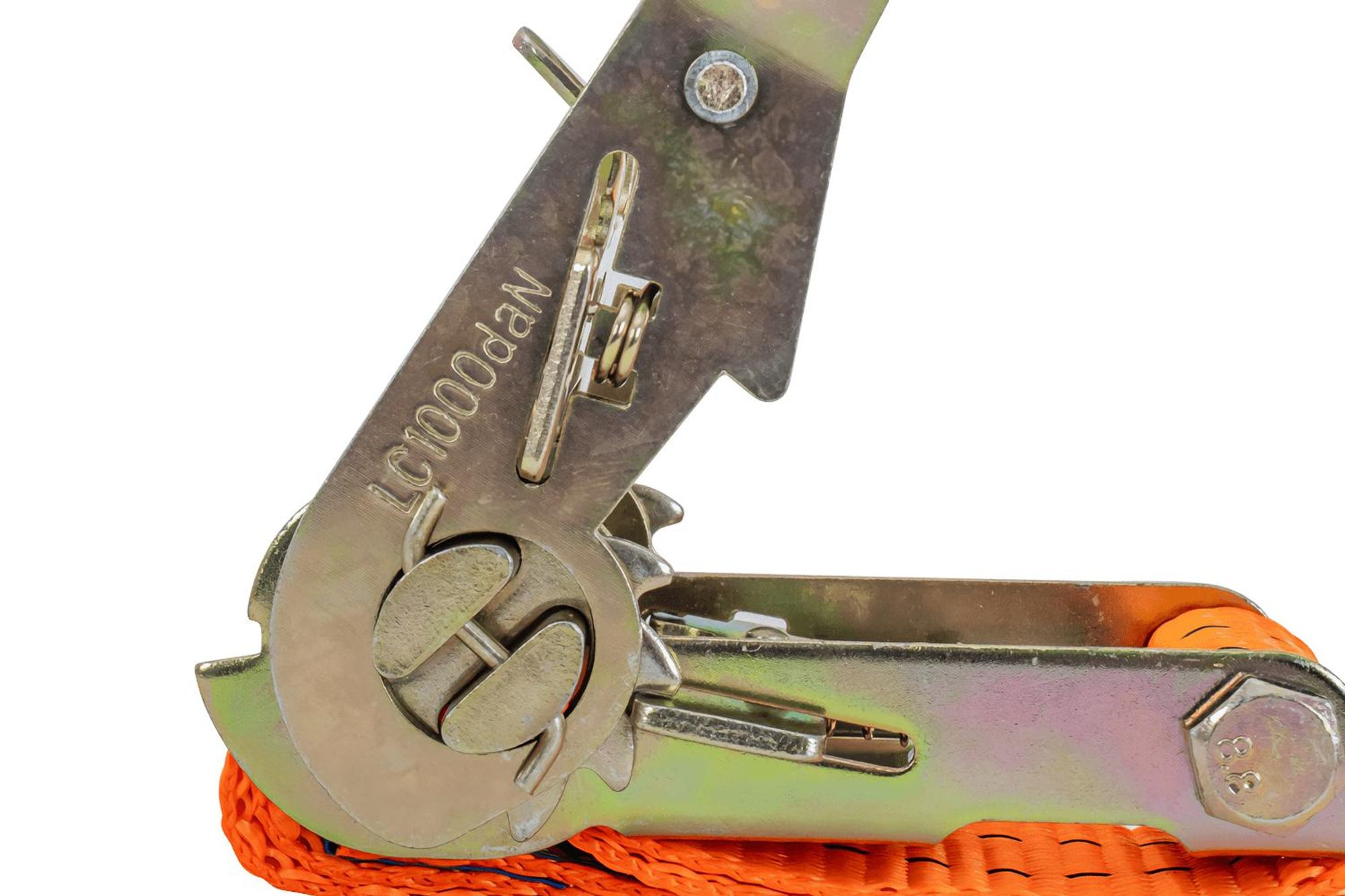 Unitrailer 4 M/35 Mm/2 T Oranges Transportband Mit Spanner