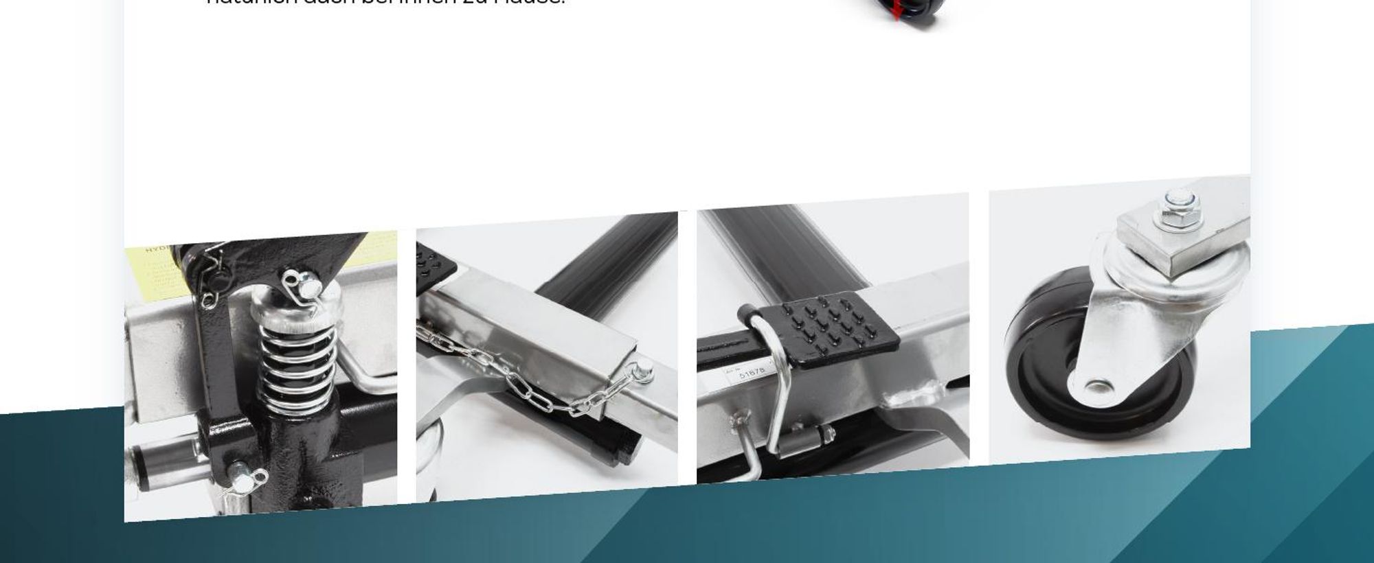 Wiltec PKW Rangierhilfe 2x Wagenheber hydraulisch, 2 Stück Rangierwagenheber je 680 kg Tragkraft, Autoheber bis 30 cm Reifenbreite