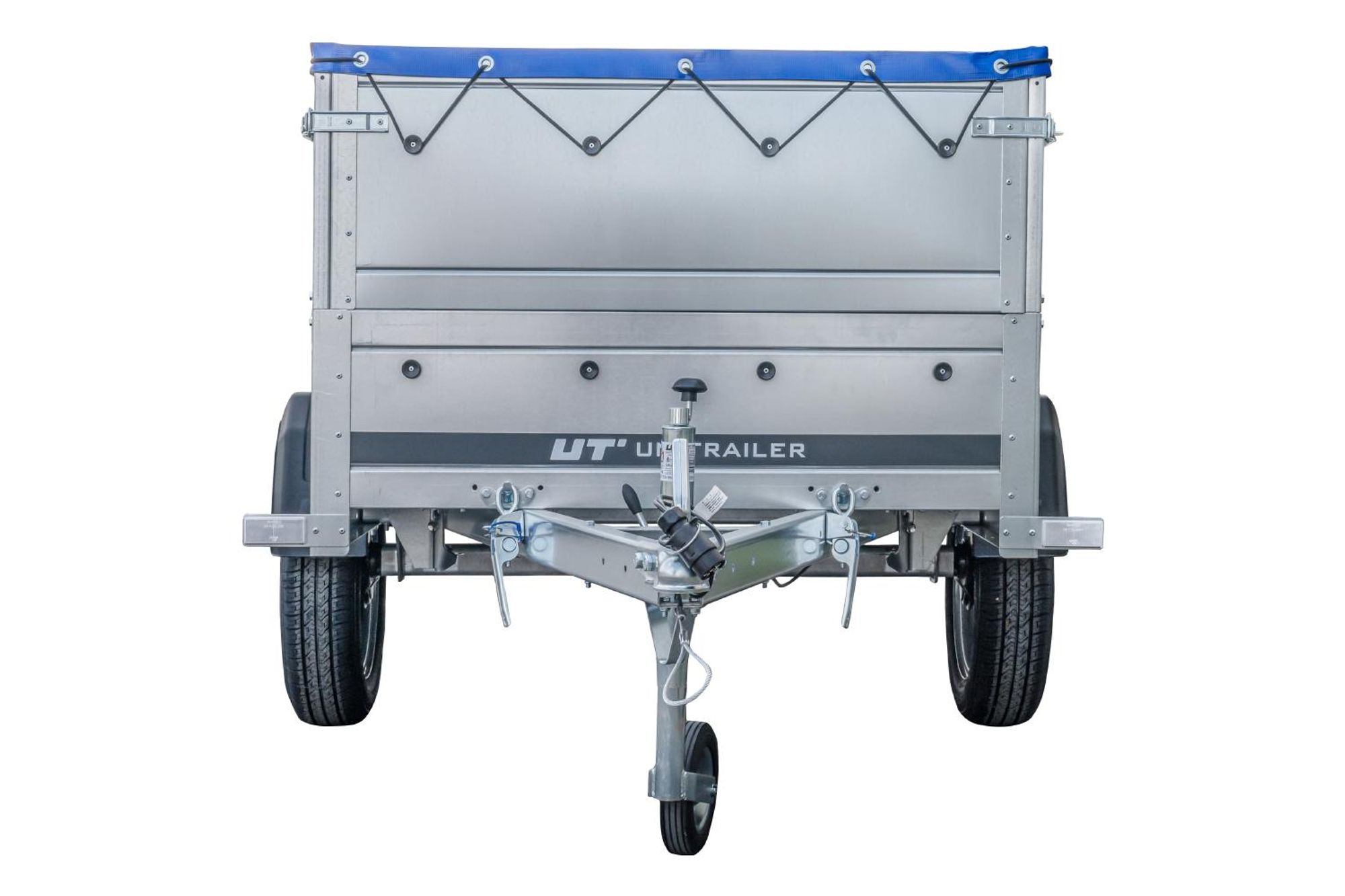 Kippbarer Pkw Anhänger GARDEN TRAILER 200 KIPP mit zusätzlichen Bordwänden, Stützrad und Flachplane