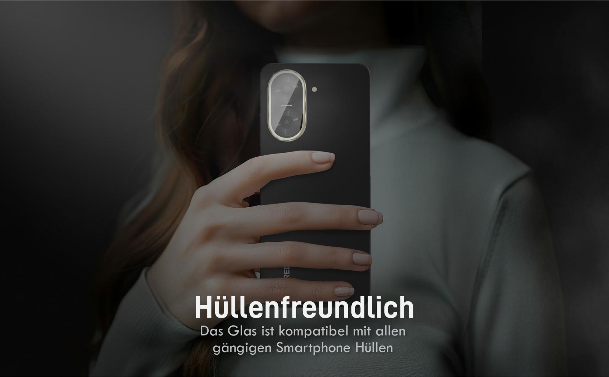4x 9H Schutzglas (2x Kamera + 2x Display) Xiaomi Redmi A5 in passgenauem Design