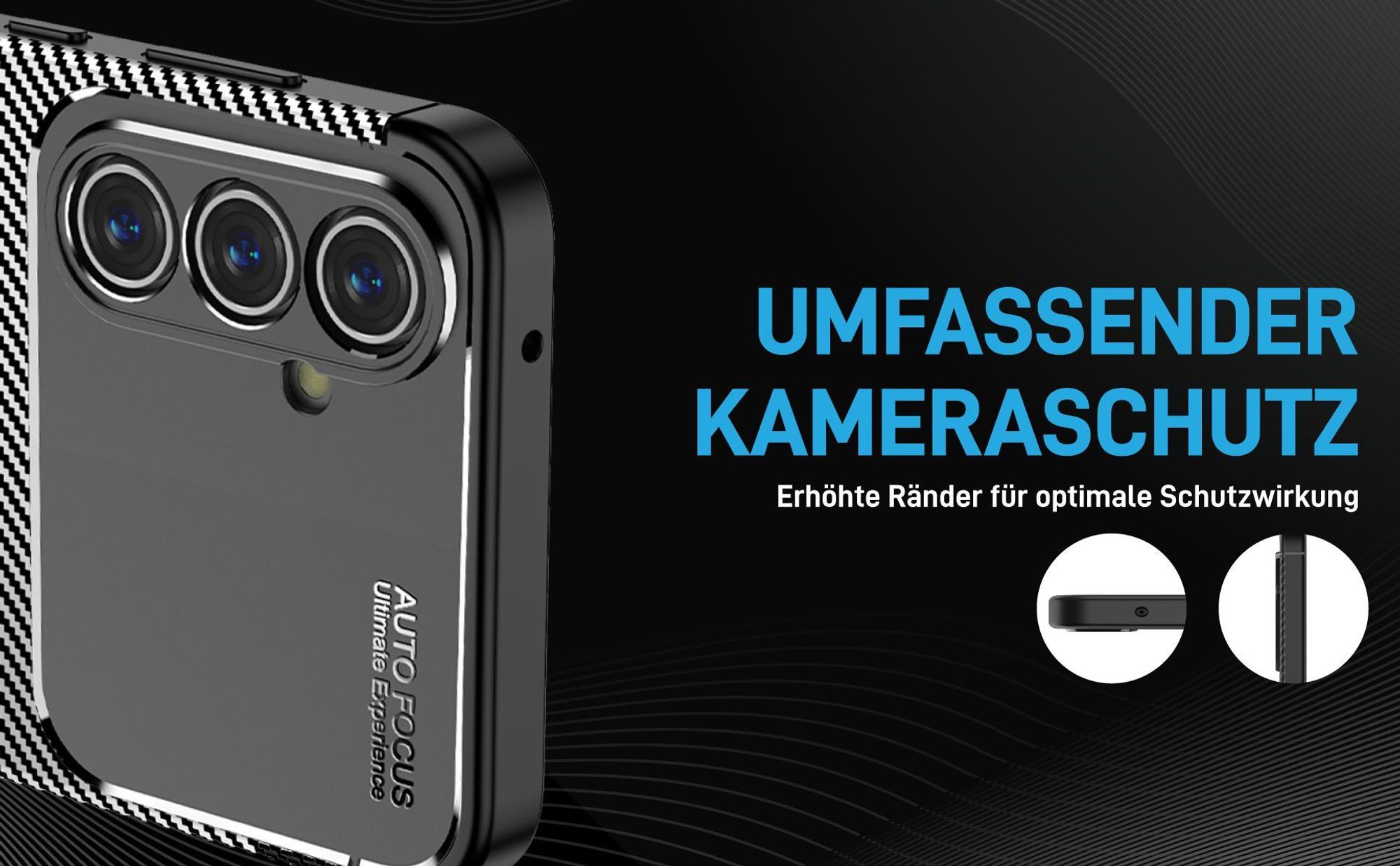 Stoßfestes Handy Case mit Kameraschutz für Samsung Galaxy A54 5G