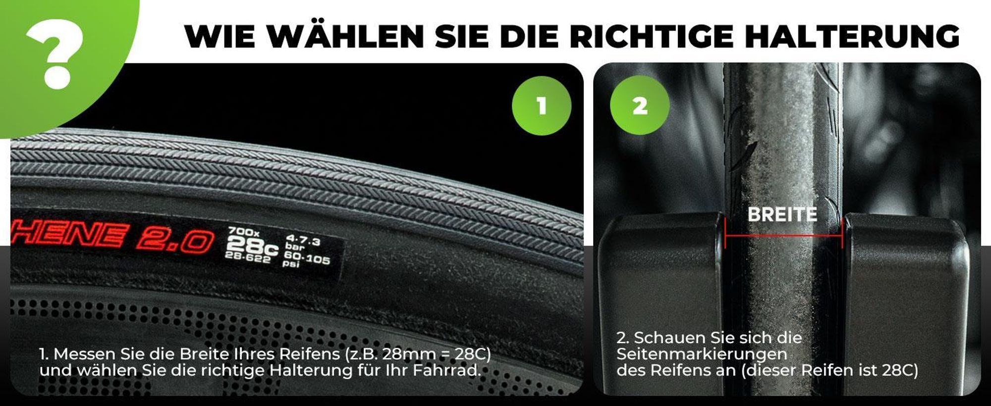 ROCKBROS Fahrrad Ständer Zentrierständer für alle 2,6-8cm breiten Laufräder, Hinterradständer Grün