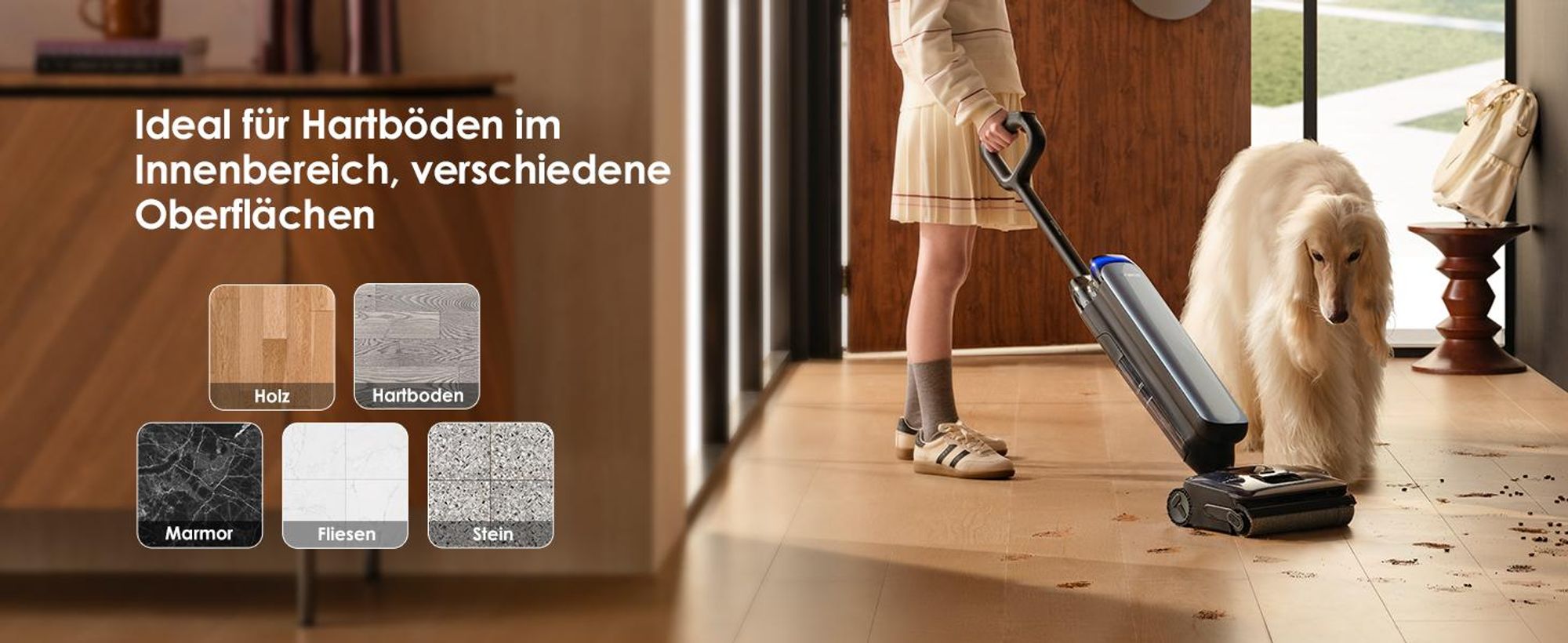Tineco Multi-Surface Bodenreiniger, für Tineco Nass Trockensauger iFloor 2/ iFloor 3/Floor ONE S3/S5/S6/S7/S9/Switch/Stretch (1 x 1L Reinigungsmittel)