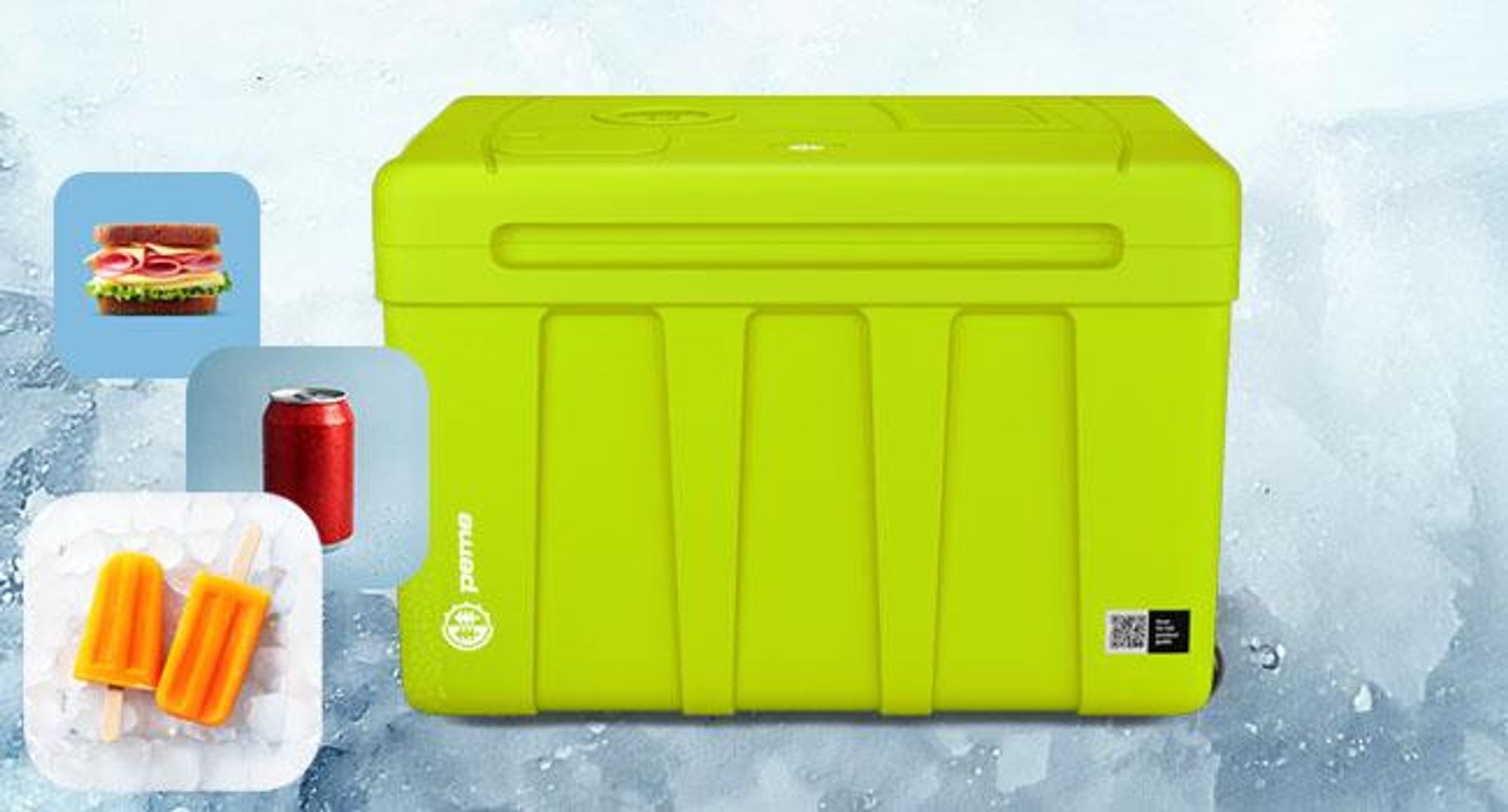 Peme Elektrische Kühlbox Essential 50L - Autokühlschrank Camping leise Trolley Wärmefunktion Minikühlschrank PKW LKW Reise Outdoor campingkühlschrank