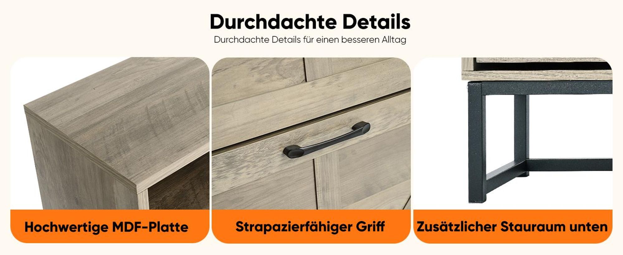 HOKEEPER Schuhschrank 2 Klappen, Schuhkipper, Shoe Cabinet, freistehendes schmales Schuhregal, Schuhkommode für Eingangsbereich, Landhausstil