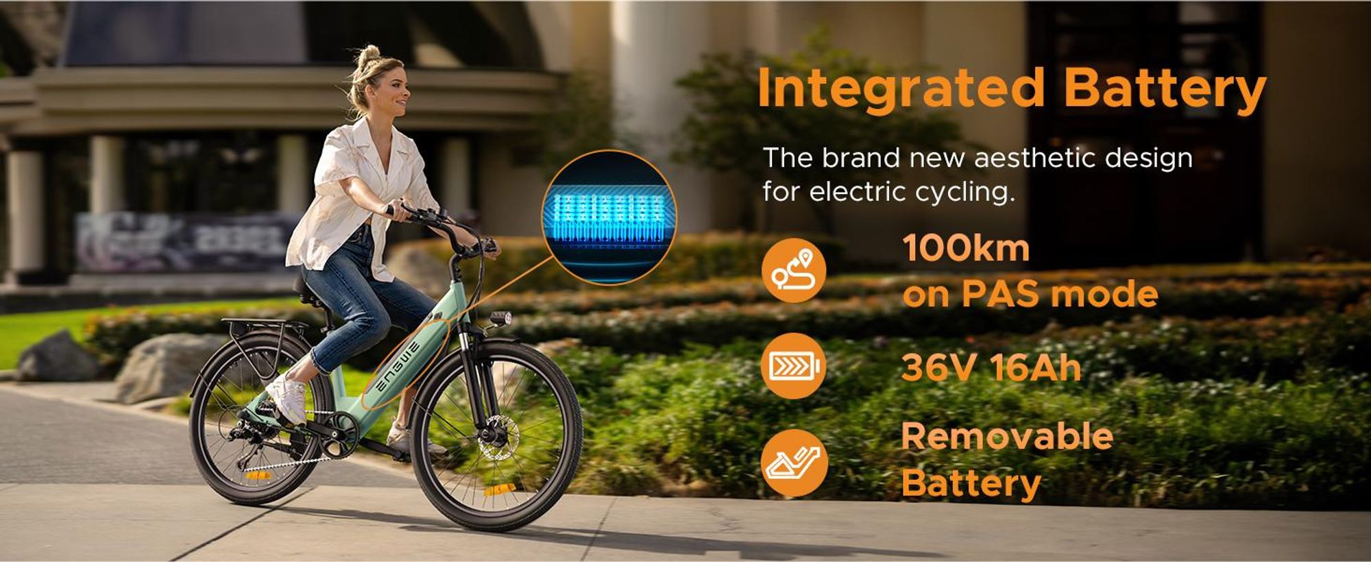 HillMiles E Bike, City E-Bike & E-Hollandrad mit 36V 13Ah Akku bis zu 80-100km, SHIMANO 7-Gang, 250W Motor&25km/h, MileCity1