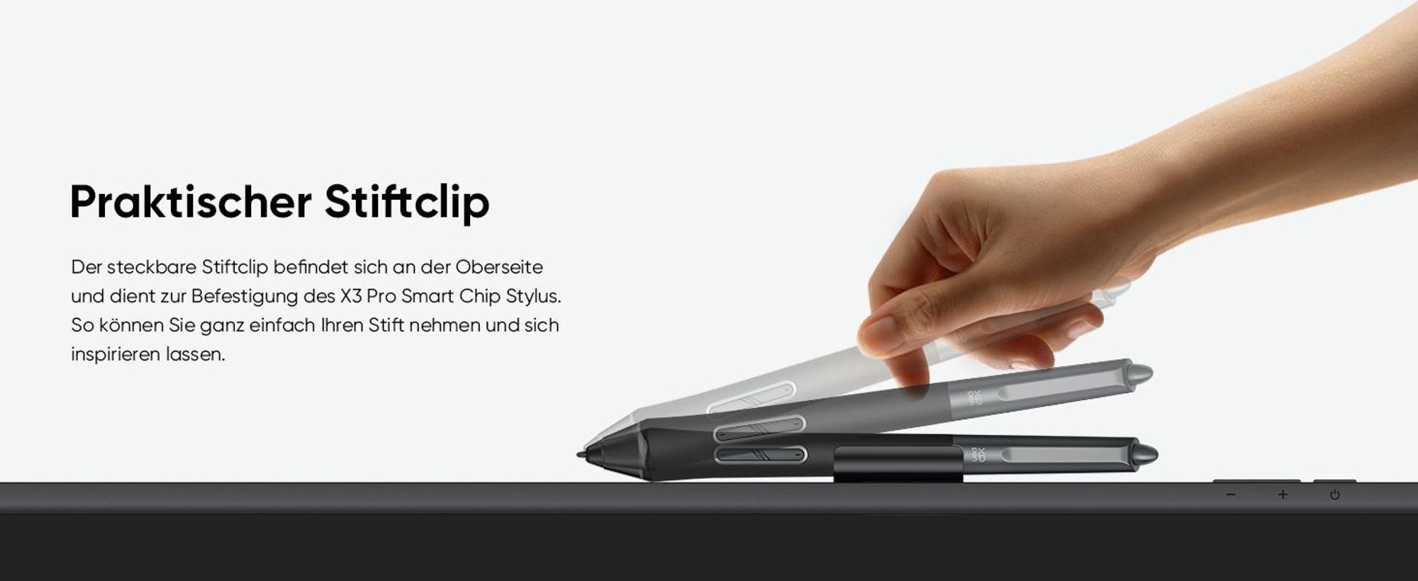 XPPen Artist 22 Plus Grafiktablett mit Display 21,5 Zoll Pen Display, X3 Pro Stift mit 16K Druckstufen, für Bild- und Videobearbeitung