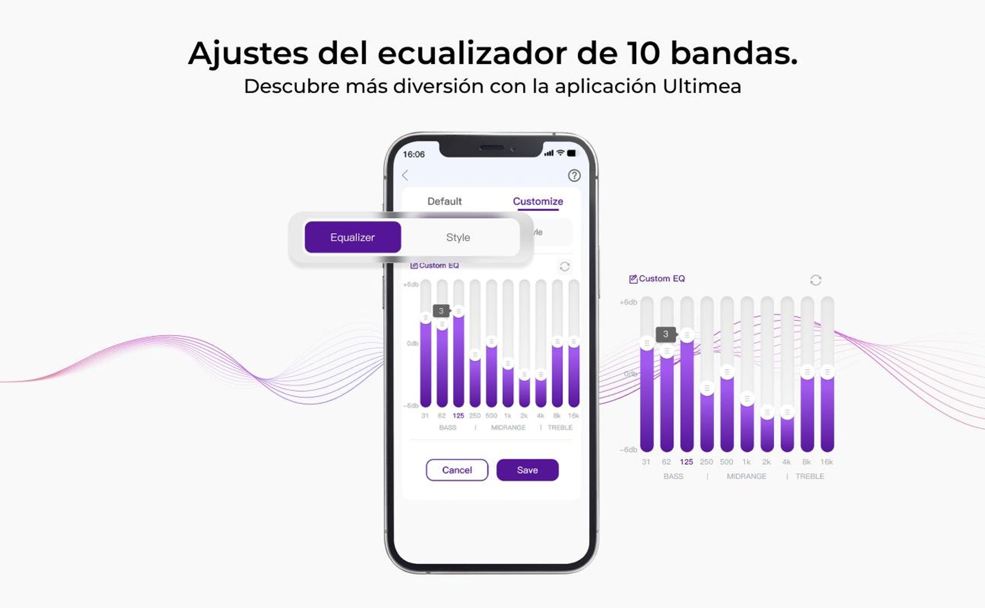 Barra de sonido ULTIMEA de 2.1 canales con subwoofer inalámbrico, 240 W de potencia máxima, tecnología VoiceMX y BassMX, control mediante aplicación, HDMI, Bluetooth® 6.0, modelo Poseidon R3T