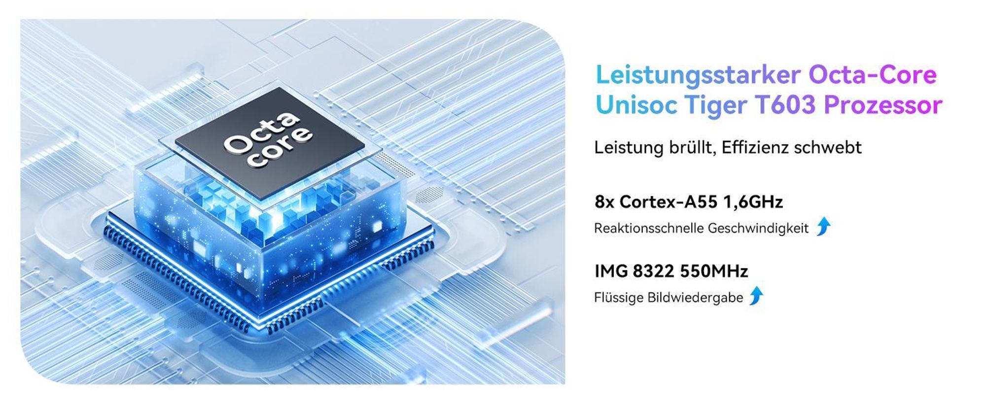 Blackview Wave 9C  6.56" Handy Ohne Vertrag, 12+64GB, 5000mAh, Dual SIM, Android 15, 1080P, Face ID, Fingerabdruck-Entsperrung