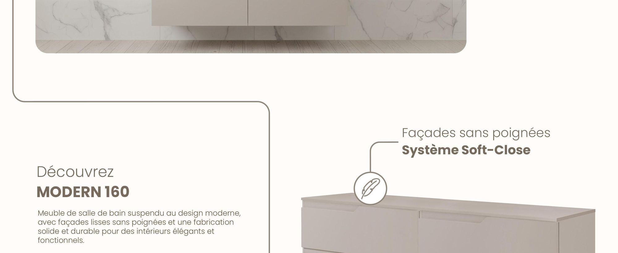 RODAN, meuble de salle de bain, armoire moderne, meuble sous vasque, meuble sous lavabo