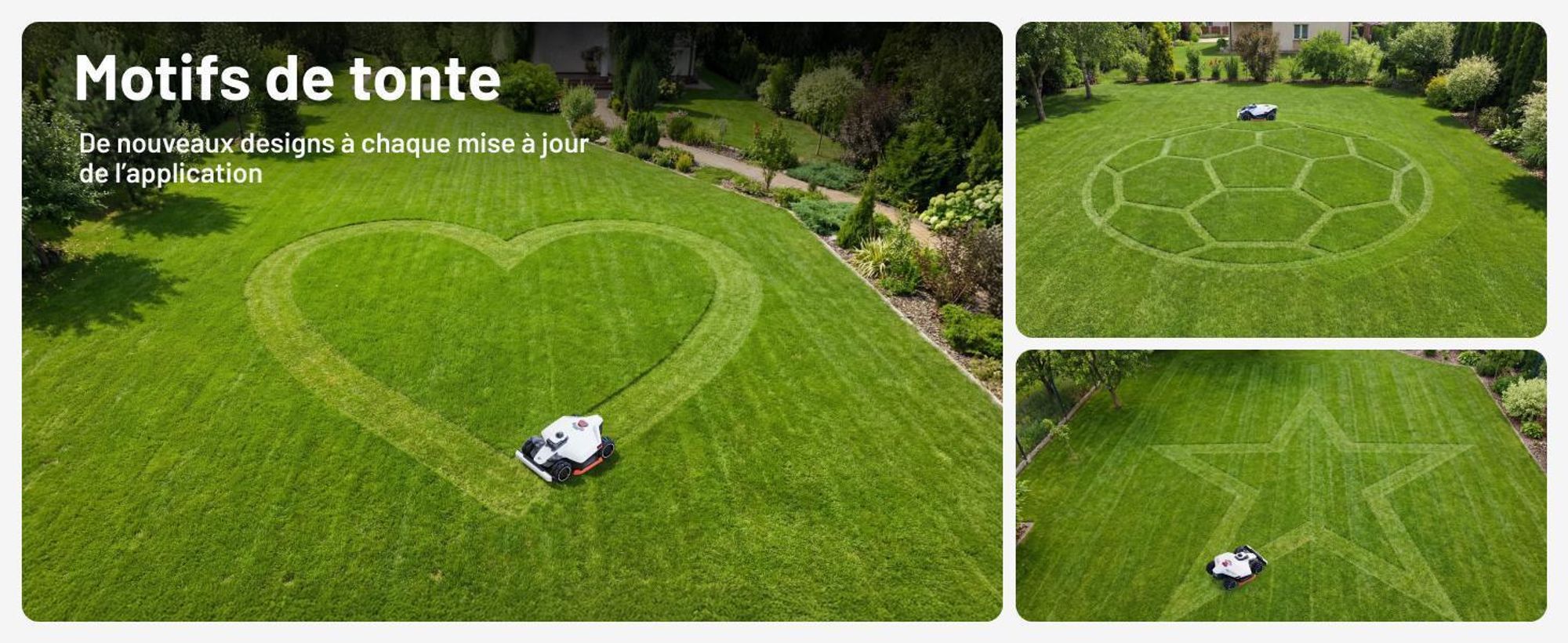 Robot tondeuse Mammotion LUBA 3 AWD 5000 avec garage et station de lavage, jusqu’à 5000 m², transmission intégrale, pente 80 %, cartographie-auto, app