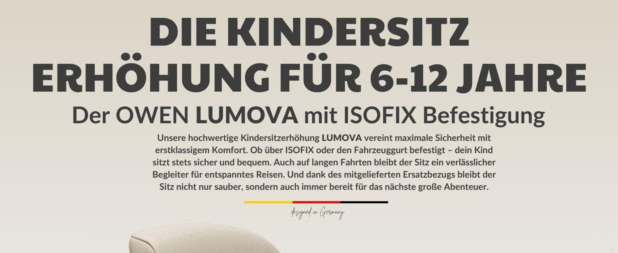 kidnersitz der Marke Owen
