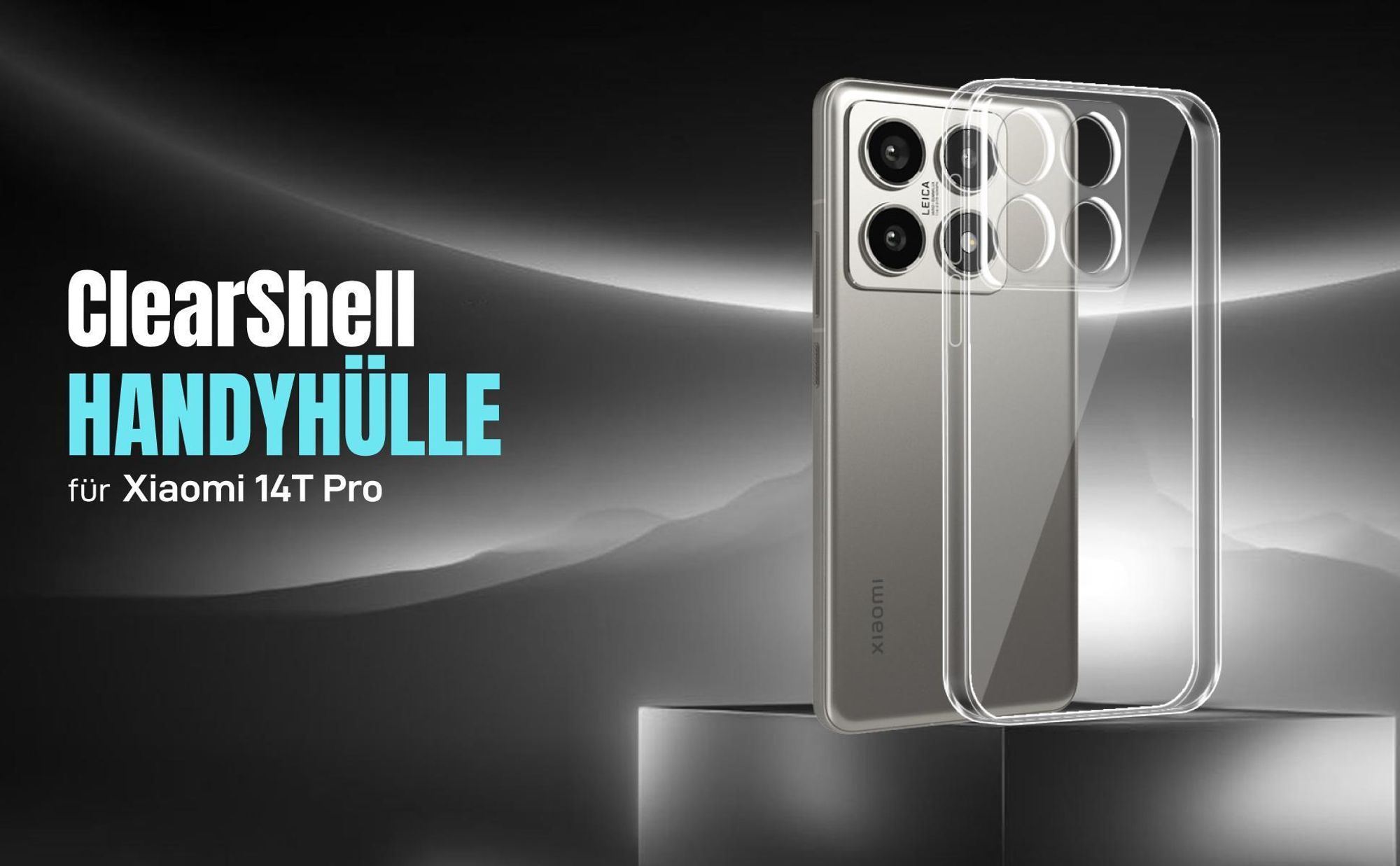 Transparente TPU Handyhülle mit optimiertem Schutz für Xiaomi 14T Pro