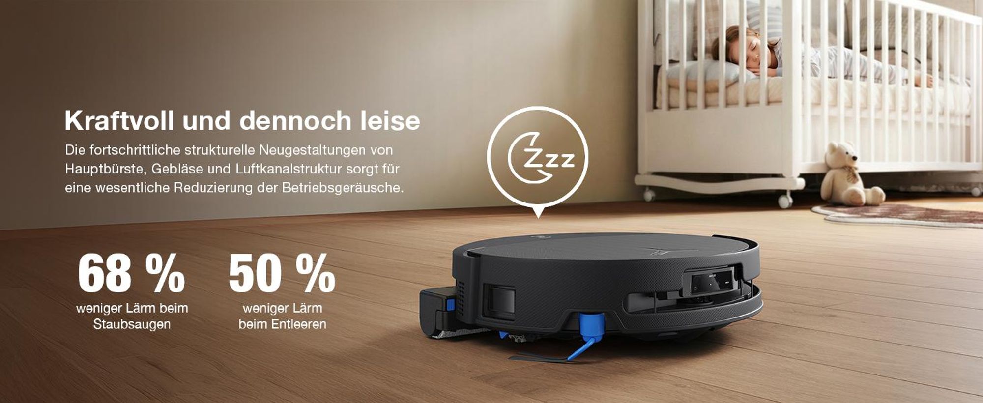 ECOVACS DEEBOT T90 PRO Omni 30.000Pa Saugroboter mit 2pcs Original-Reinigungslösung, Staubsauger Roboter mit Wischfunktion, Schwarz