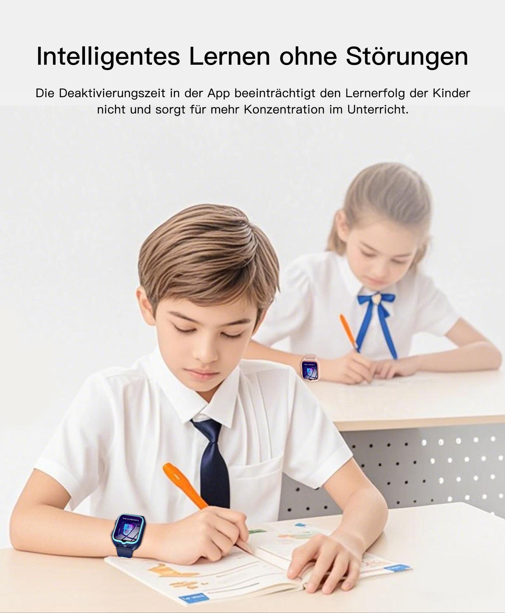 Z30 4G  Wasserdichtes Kinder SmartWatch mit GPS+LBS+WiFi SOS-Kamera-Armbanduhr, 800 mHA für Kinder Mädchen Jungen Ab 3 Jahre Touchscreen