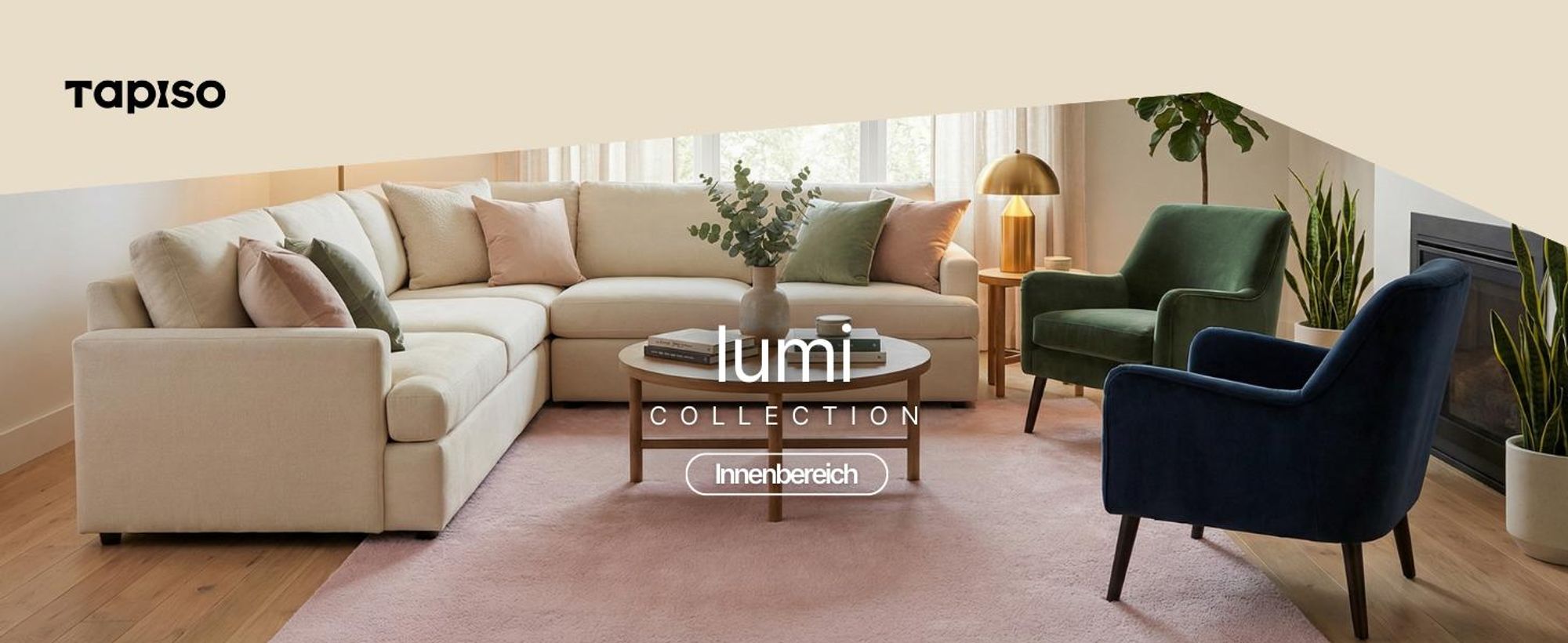 Tapiso Kurzflorteppich LUMI weich hellbraun Wohnzimmer waschbar 160 x 220 cm