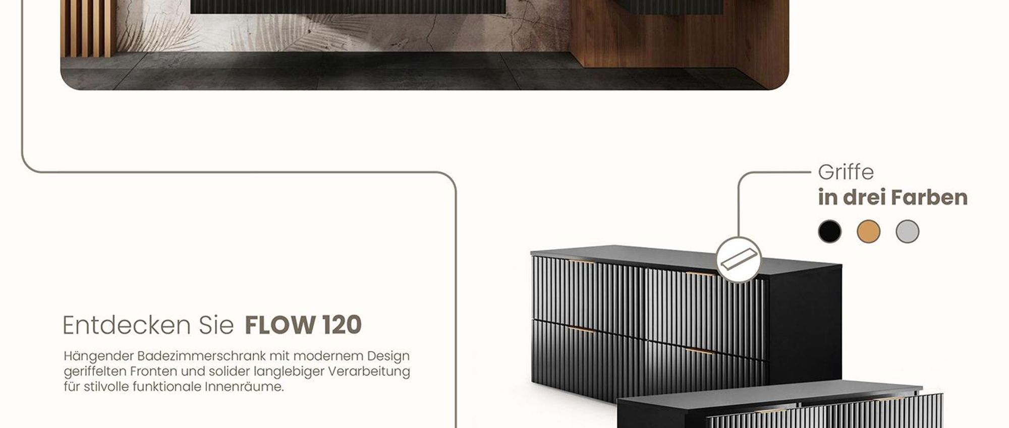 RODAN, Badmöbel, Badschrank, Badezimmermöbel, Badezimmer, MODERN, Waschbeckenunterschrank
