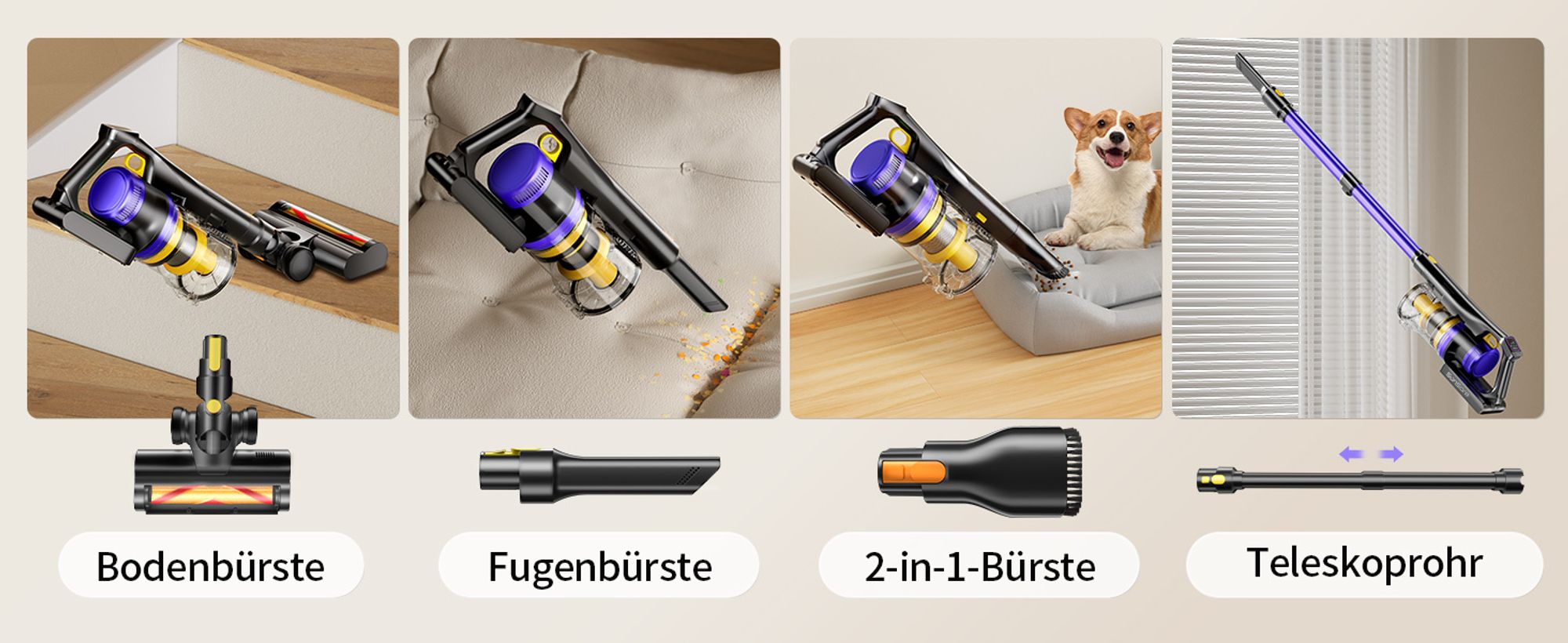 Fabelhafte Laresar Akku Staubsauger Ebenbild