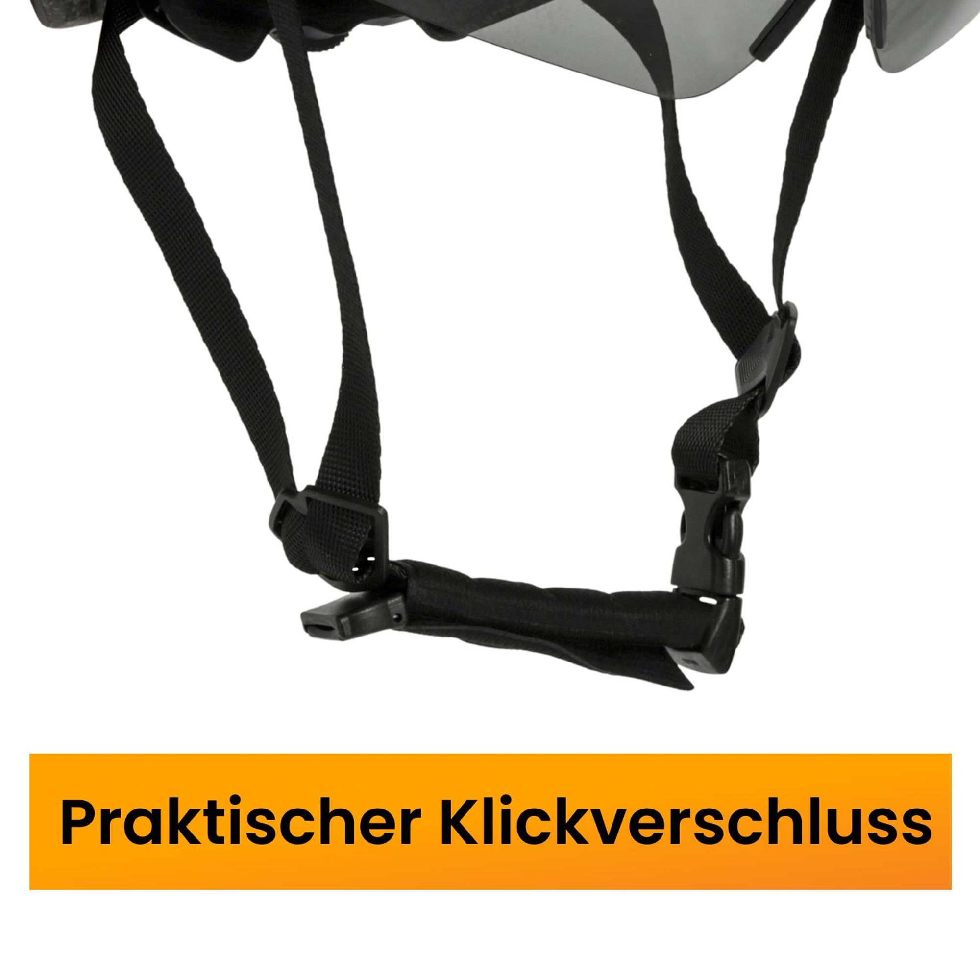 R2B Fahrradhelm für Damen und Herren - geeignet für E-Bike und S-Pedelec - mit Rücklicht und Visier
