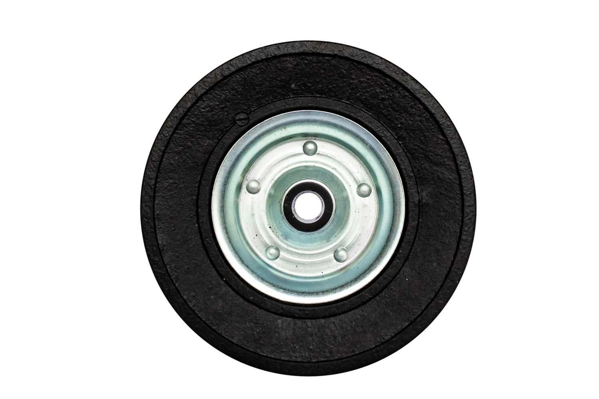 WINTERHOFF Ersatzrad 255SB, Vollgummi 225x70, Stahlfelge, Nabe 20x88, Standlast 400 kg, Ersatzteil für Stützrad an Anhänger-Deichsel