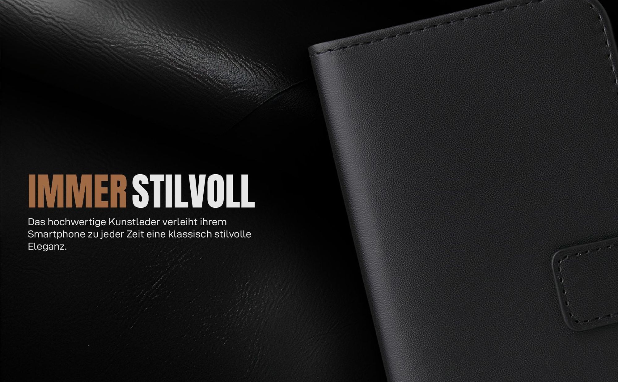 Stillvolle Wallet-Hülle für Huawei P30 Lite