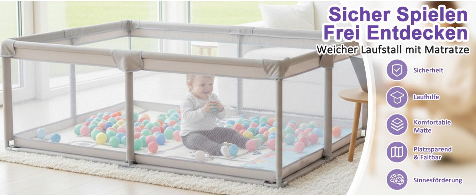 baby laufstall mit matte – Das komplette Baby Laufstall-Set für mehr Ruhe und Entspannung bei Eltern
