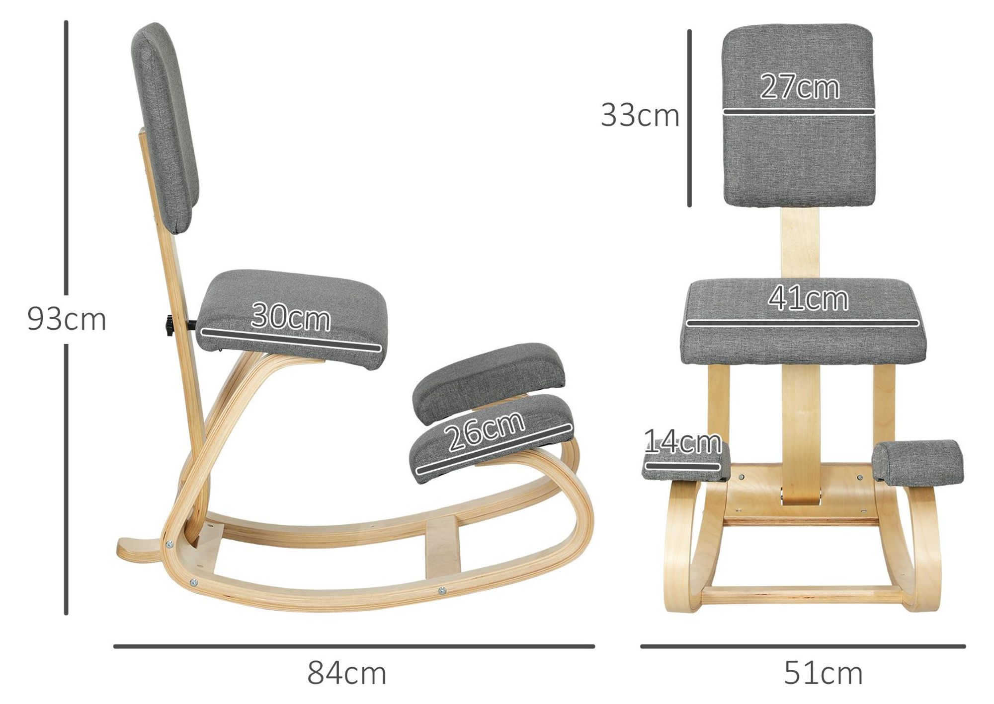 ergonomisch Schaukelfunktion höhenverstellbar