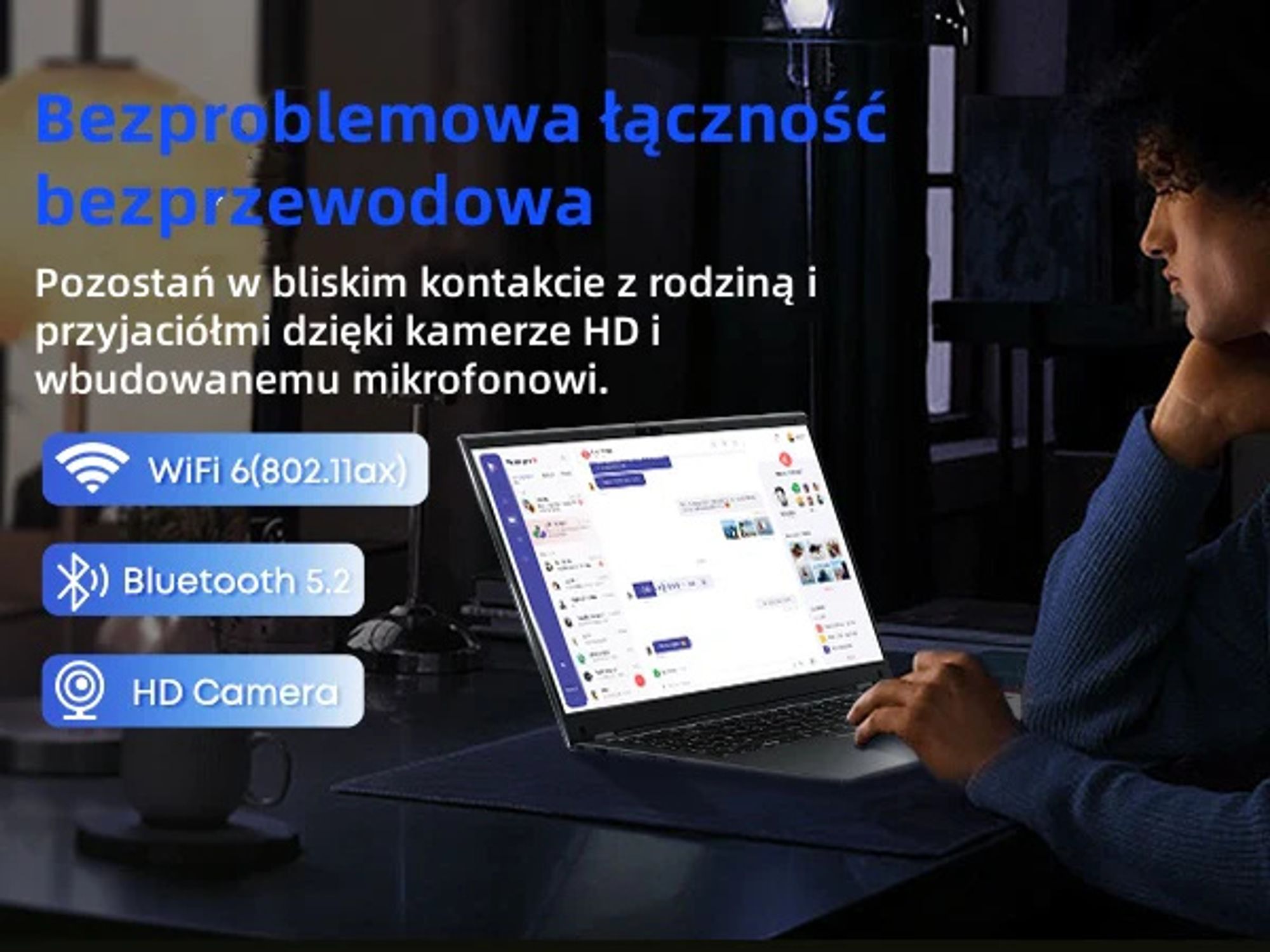 Laptop CHUWI GemiBook XPro - Procesorem Intel N100 Ekran 14.1" Windows 11 8GB +256GB Baterią 5000mAh - Szary