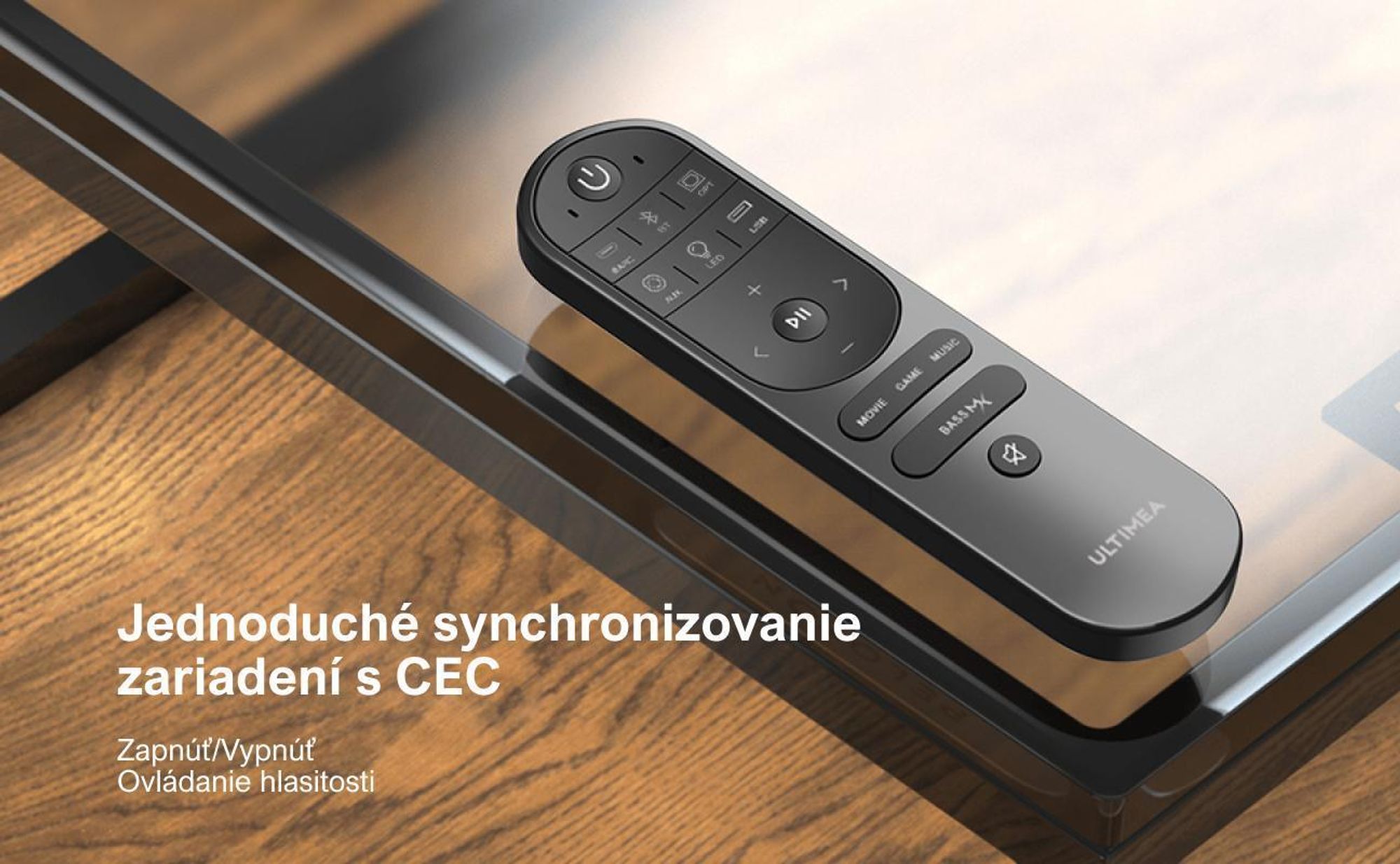 Soundbar ULTIMEA 5,25'' woofer, BASSMAX, tenký 3,8 cm dizajn, Nova S40