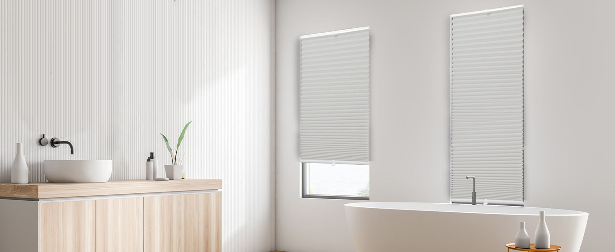 Plissee Klemmfix ohne Bohren 90x130cm Beige Sonnenschutzrollo Verspannt Blickdicht Lichtschutz Faltrollo Jalousie Rollos für Fenster und Tür