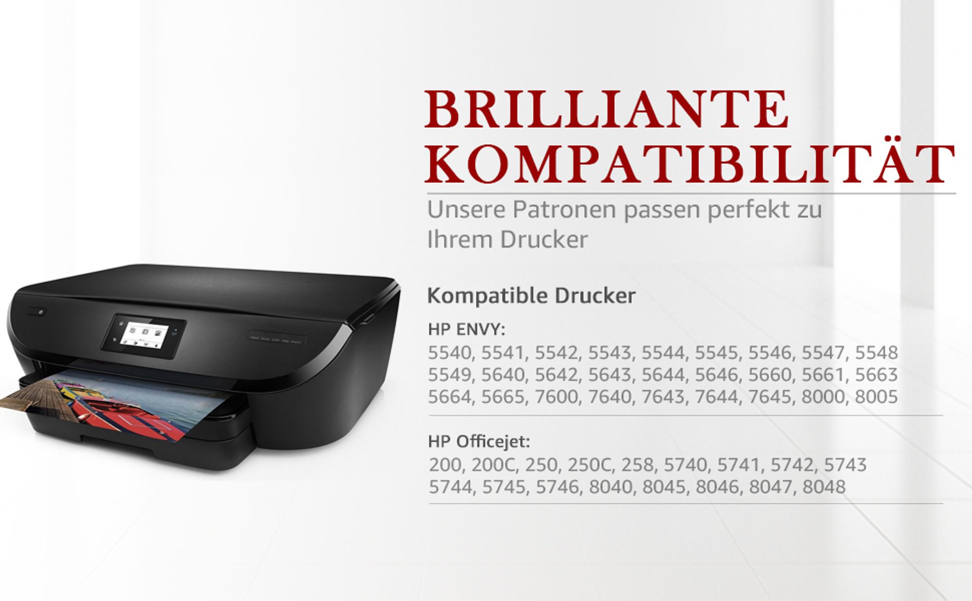Kompatible für HP 62 62XL Druckerpatronen für HP Envy 5540 5544 5640 OfficeJet 250 5740 5742 200 258 Printer (2 Black, 1 Tri-Colour)