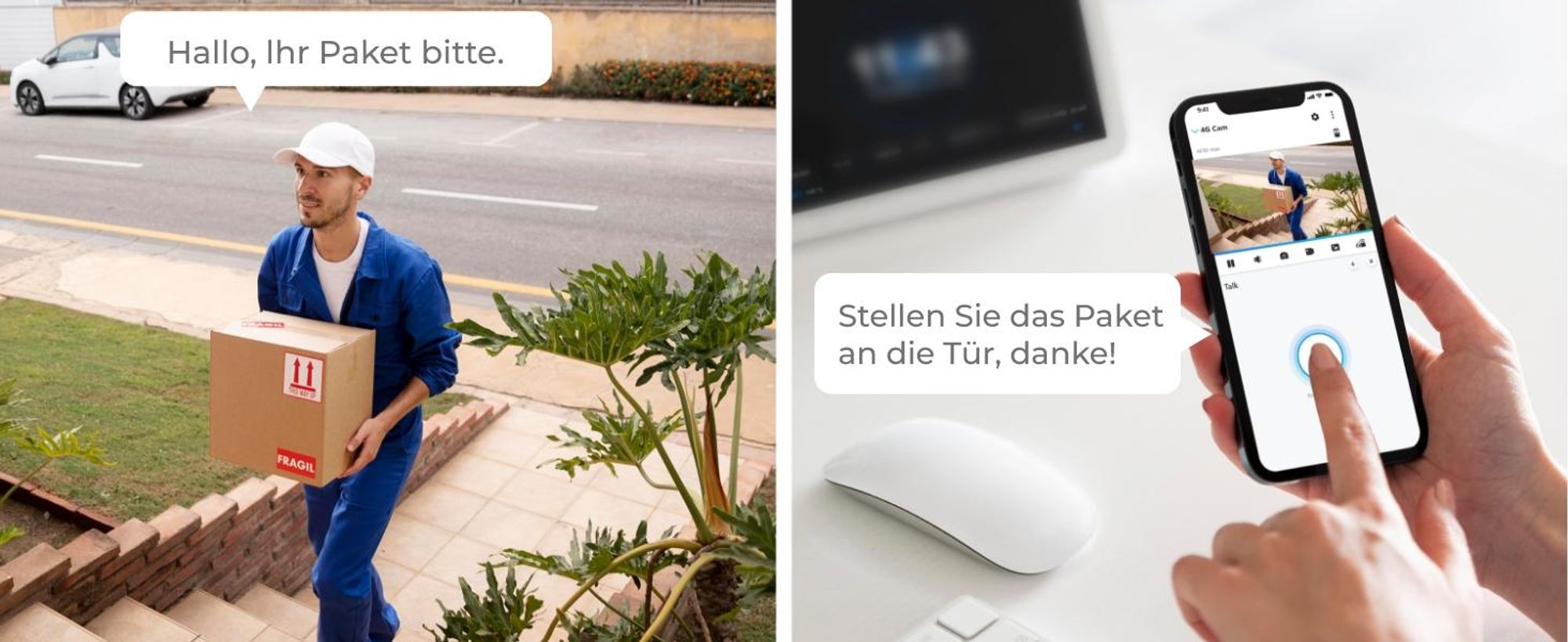 Reolink RLK8-1200D4-A, 12MP PoE Überwachungssystem Aussen, 8CH 2TB HDD NVR & 4X PoE Überwachungskamera, 24/7 Aufzeichnung, Spotlight, Smarte Erkennung